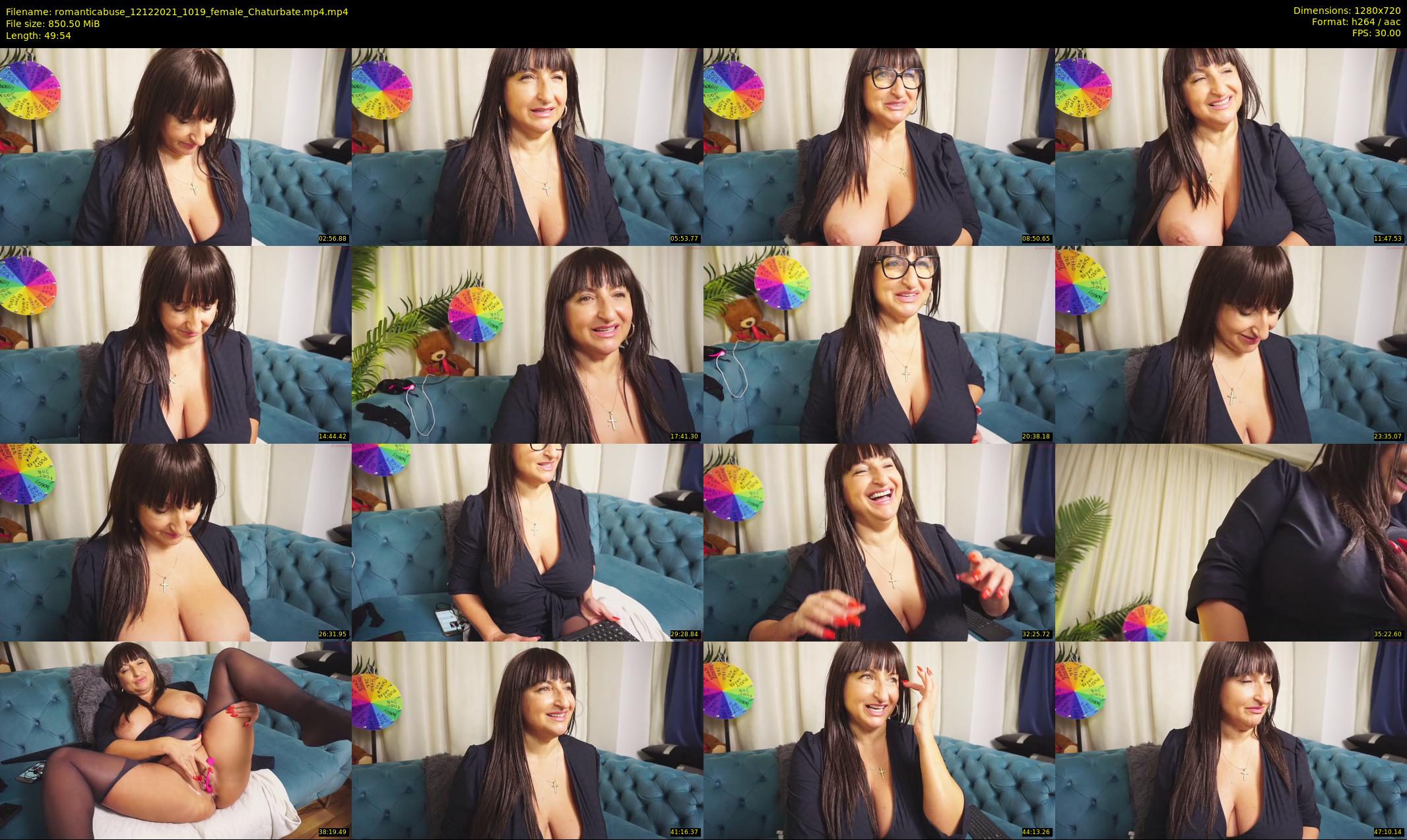 romanticabuse — 50 minute Chaturbate female cam show recording, 720p, Dec 12, 2021