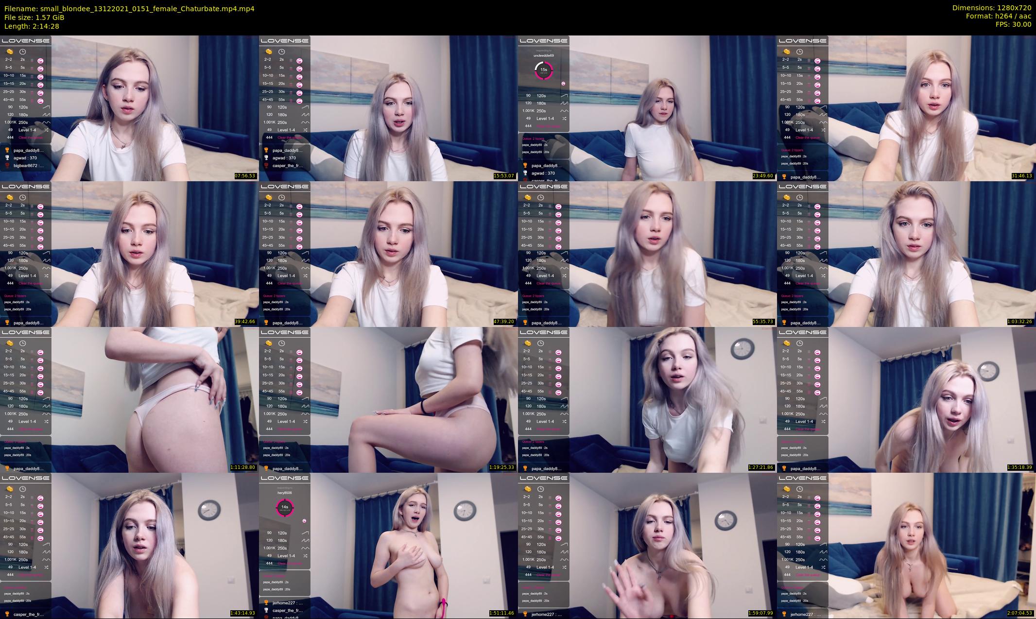 small_blondee — 135 minute Chaturbate female cam show recording, 720p, Dec 13, 2021