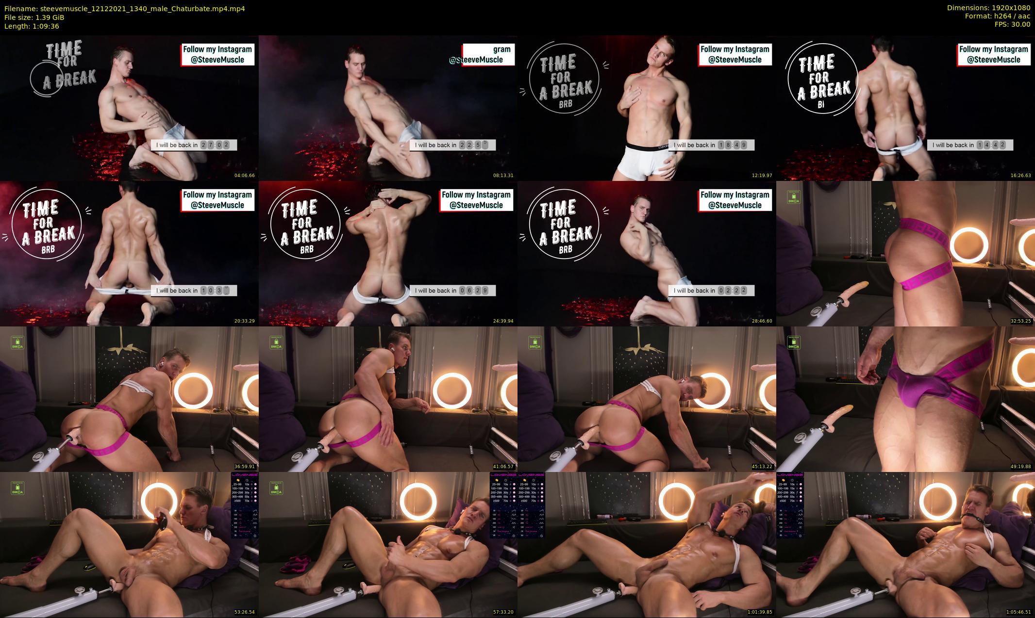 steevemuscle — 70 minute Chaturbate male cam show recording, 1080p, Dec 12, 2021