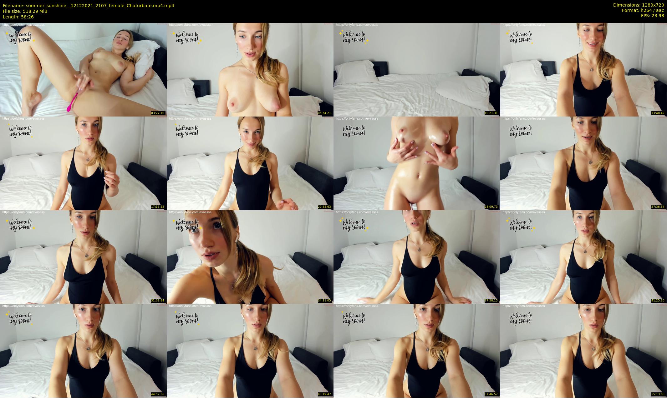 summer_sunshine_ — 59 minute Chaturbate female cam show recording, 720p, Dec 12, 2021