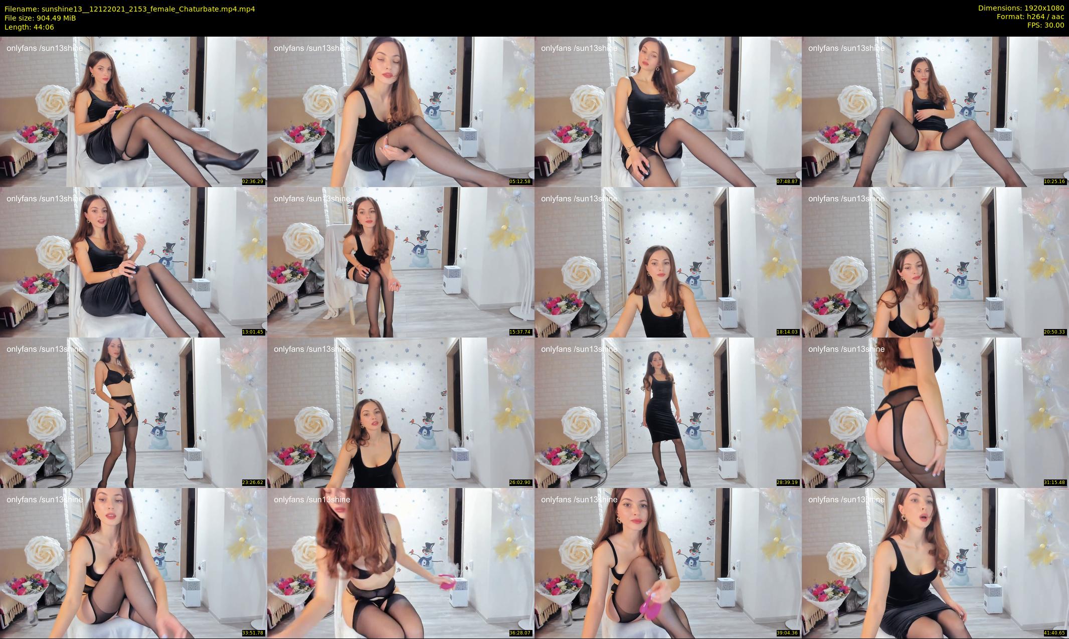 sunshine13_ — 45 minute Chaturbate female cam show recording, 1080p, Dec 12, 2021