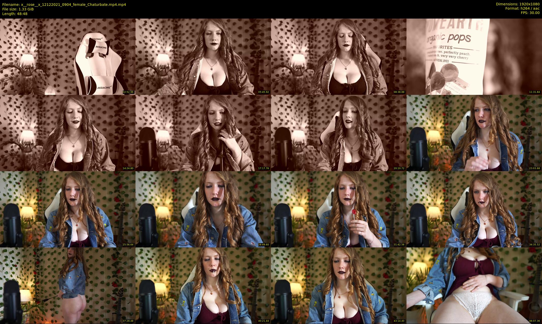 x__rose__x — 49 minute Chaturbate female cam show recording, 1080p, Dec 12, 2021
