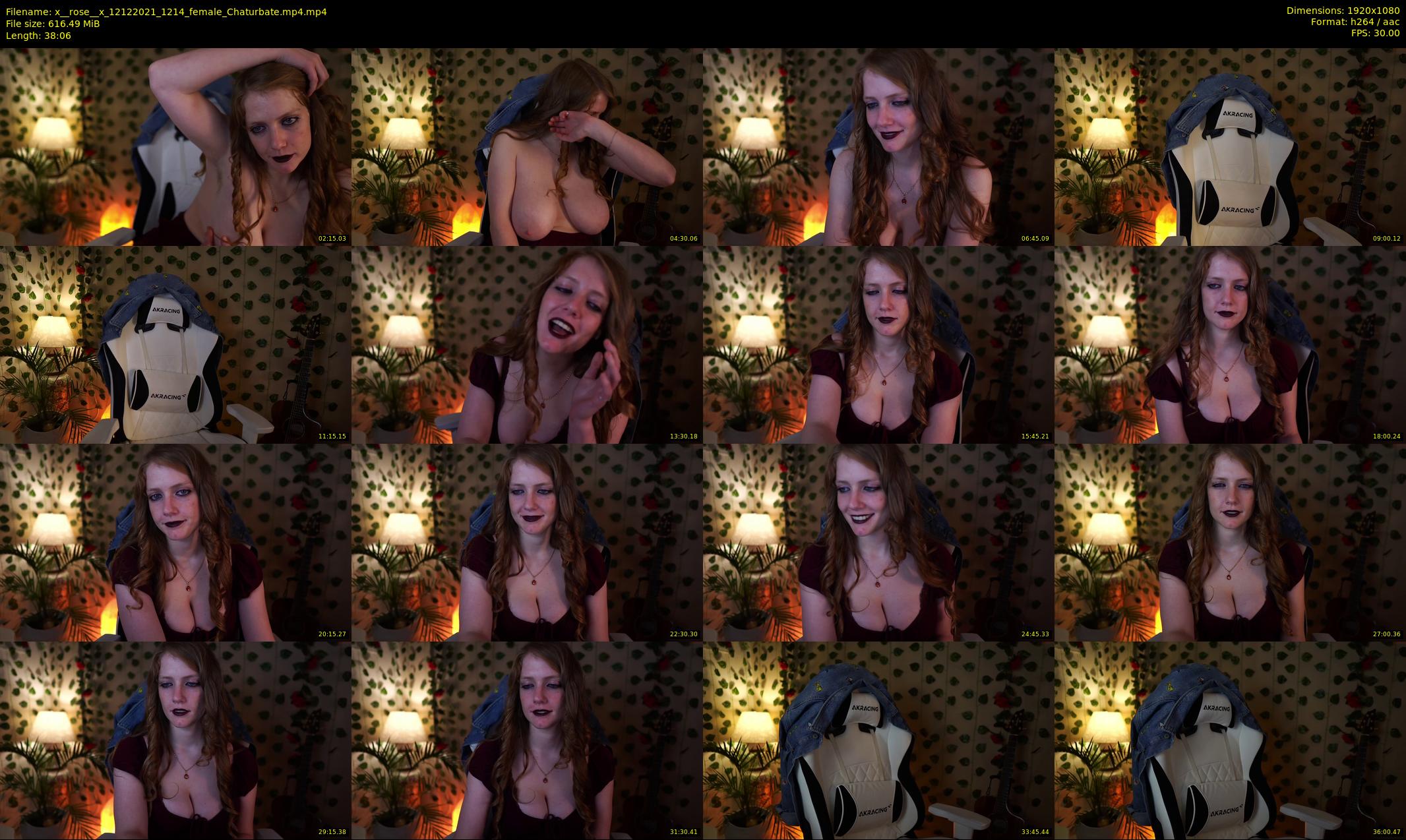x__rose__x — 39 minute Chaturbate female cam show recording, 1080p, Dec 12, 2021