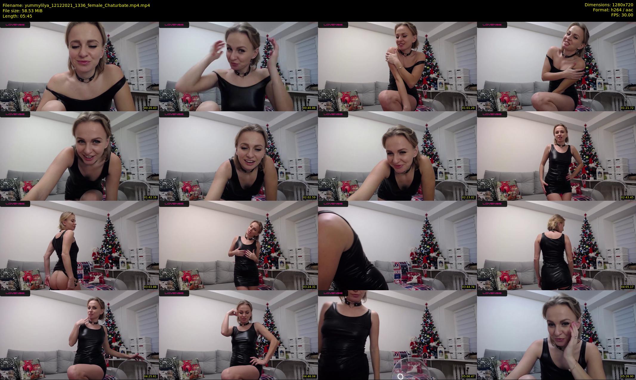 yummylilya — 6 minute Chaturbate female cam show recording, 720p, Dec 12, 2021