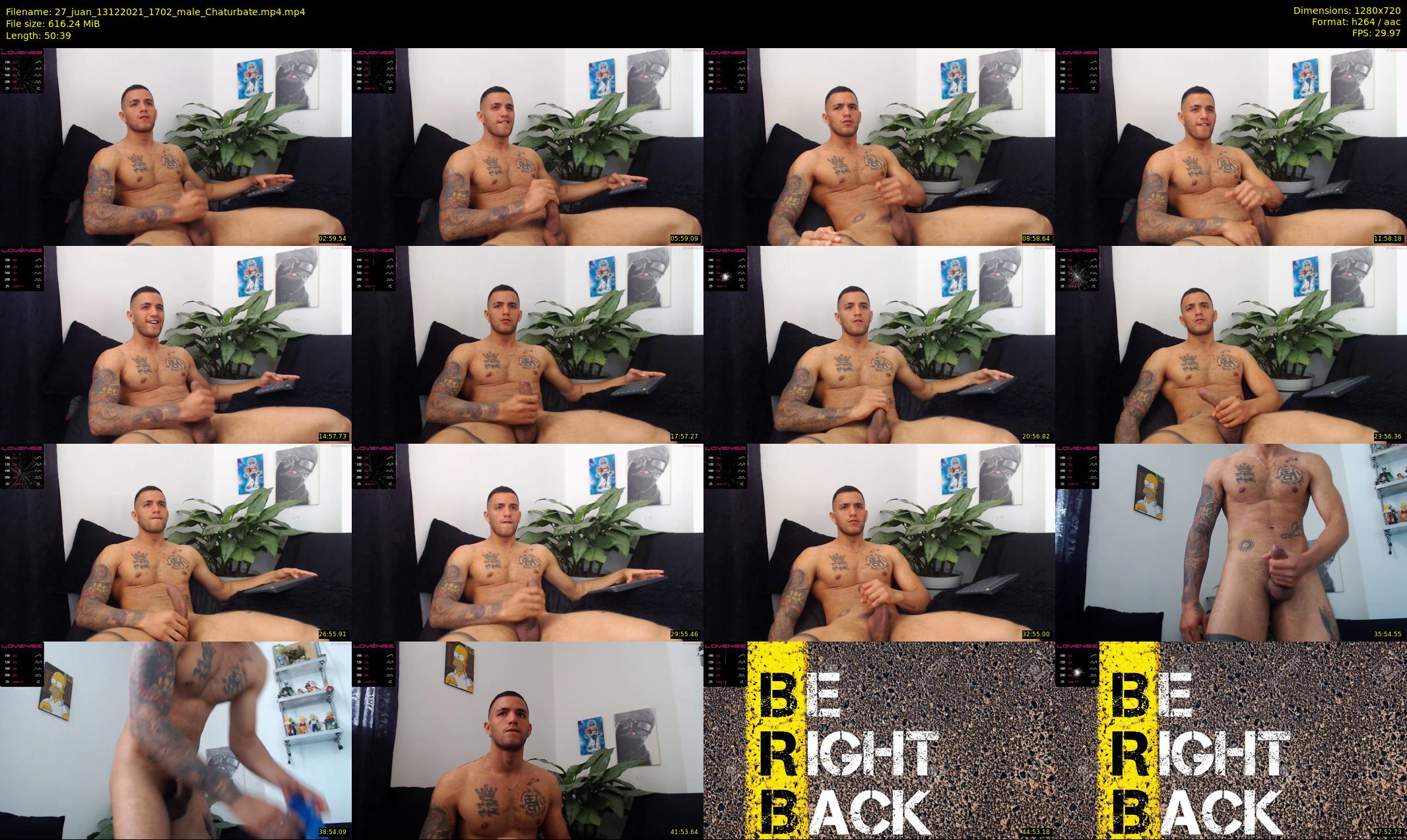 27_juan — 51 minute Chaturbate male cam show recording, 720p, Dec 13, 2021