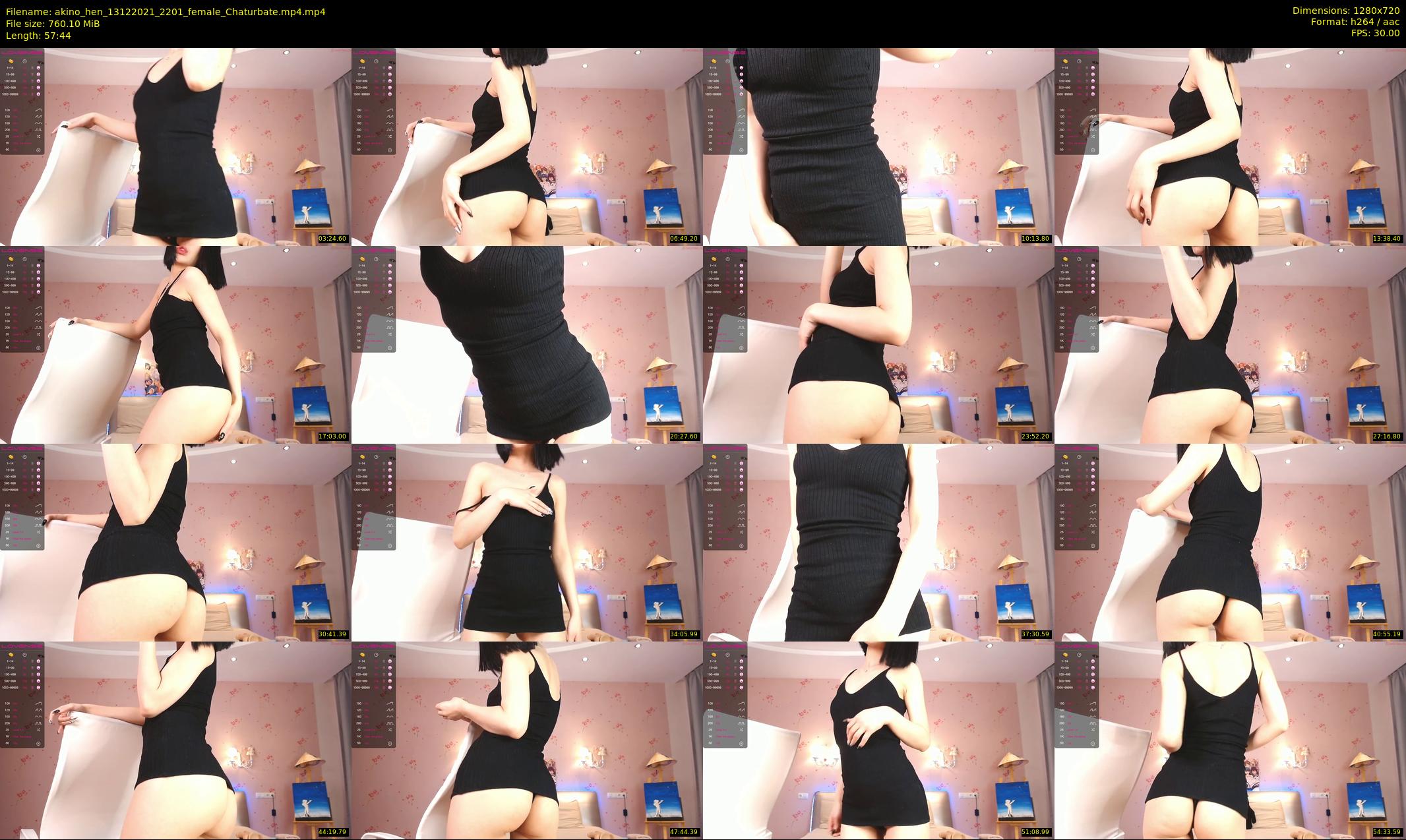 akino_hen — 58 minute Chaturbate female cam show recording, 720p, Dec 13, 2021