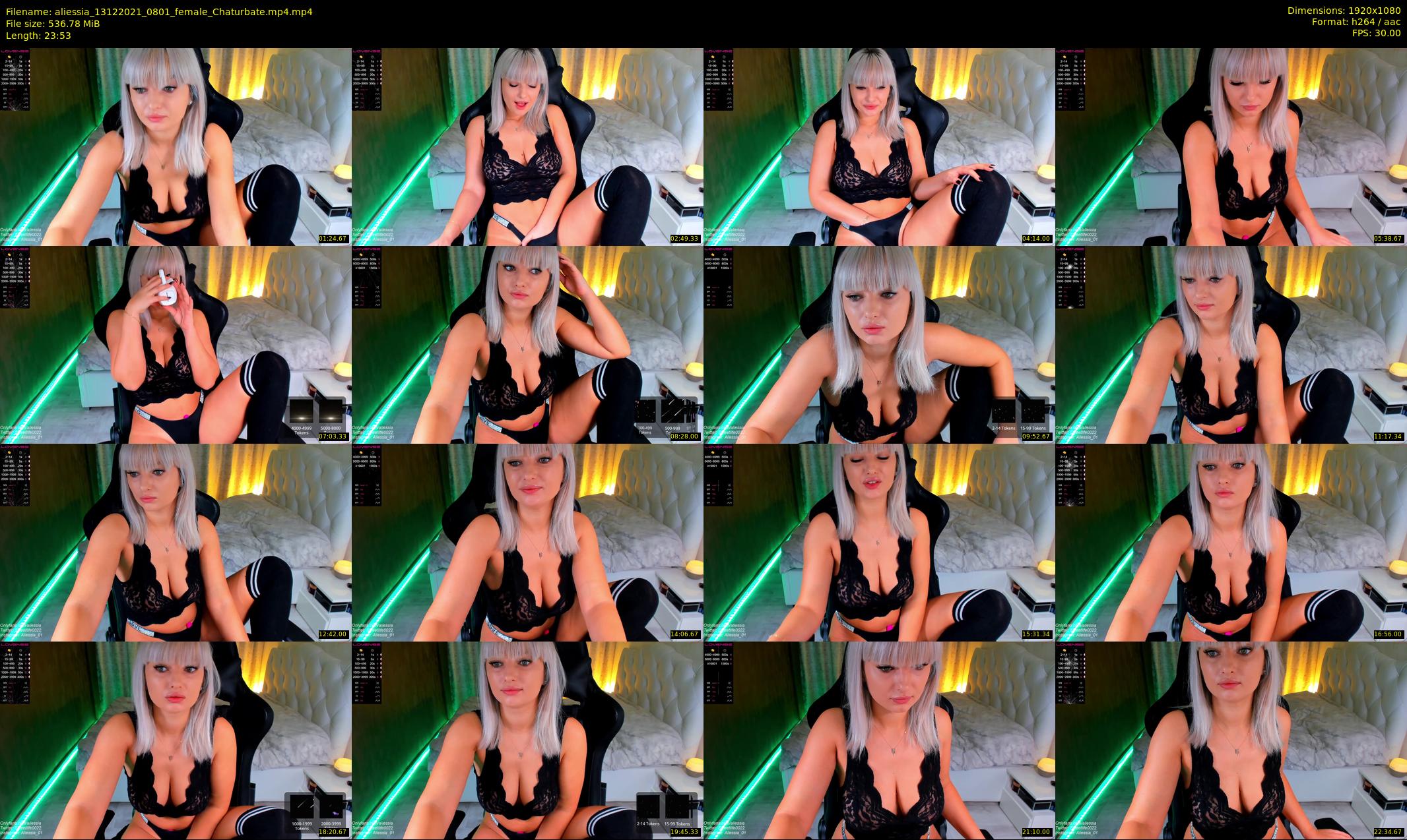 aliessia — 24 minute Chaturbate female cam show recording, 1080p, Dec 13, 2021