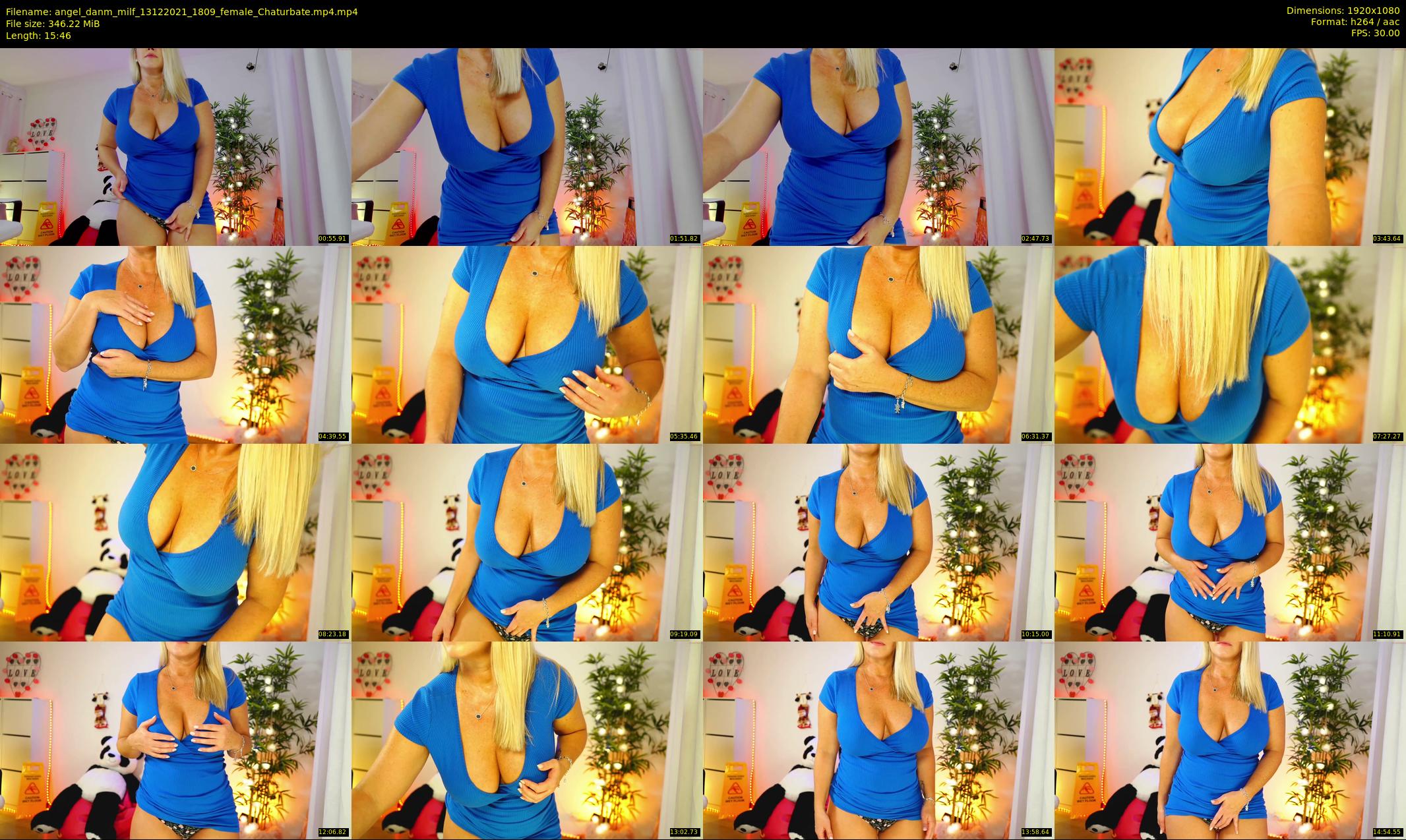 angel_danm_milf — 16 minute Chaturbate female cam show recording, 1080p, Dec 13, 2021