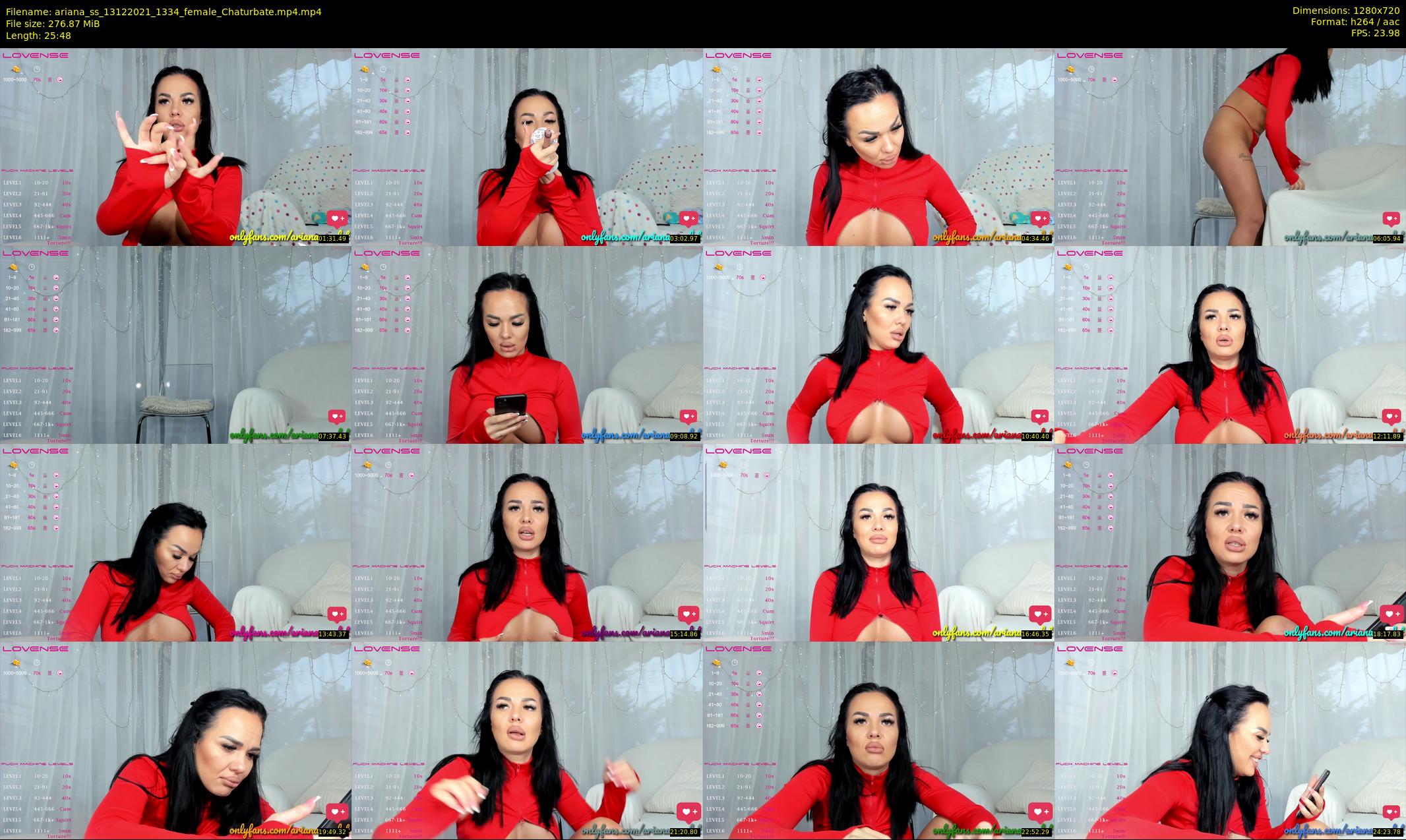 ariana_ss — 26 minute Chaturbate female cam show recording, 720p, Dec 13, 2021
