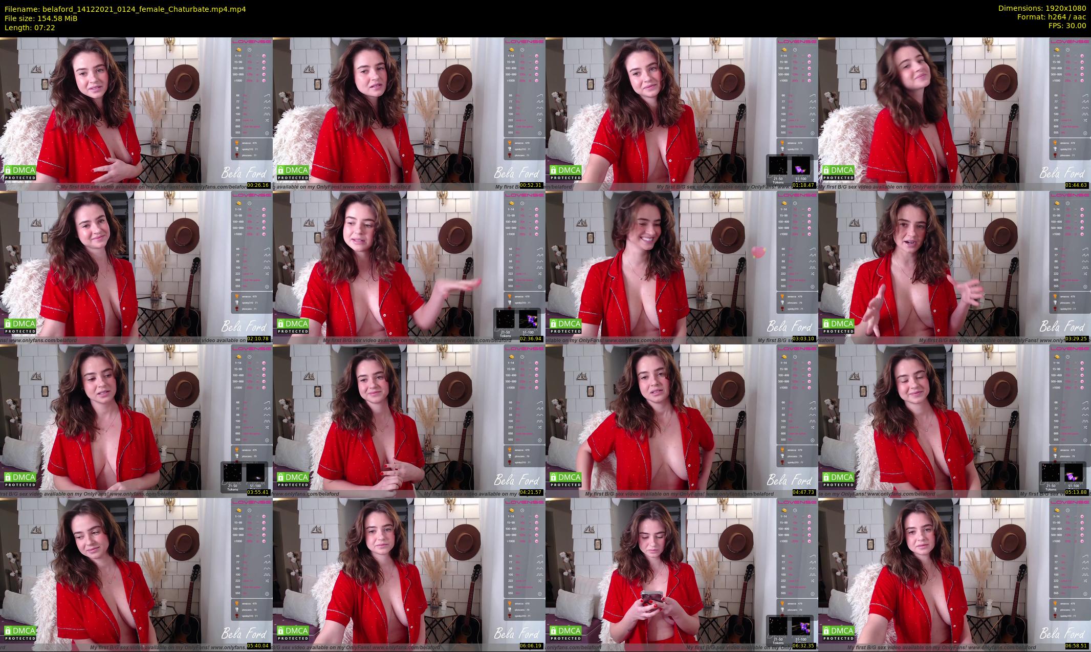 belaford — 8 minute Chaturbate female cam show recording, 1080p, Dec 14, 2021