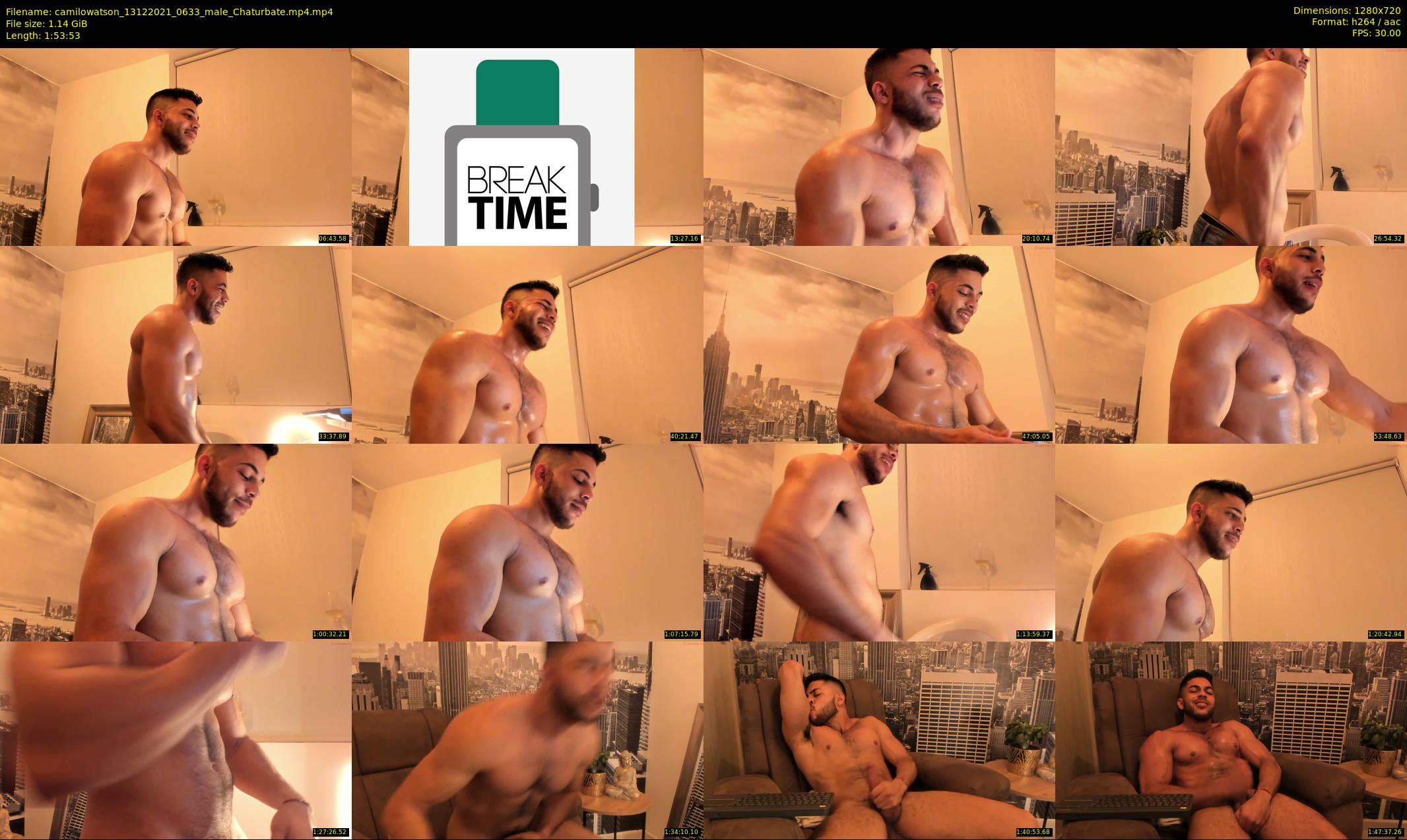 camilowatson — 114 minute Chaturbate male cam show recording, 720p, Dec 13, 2021