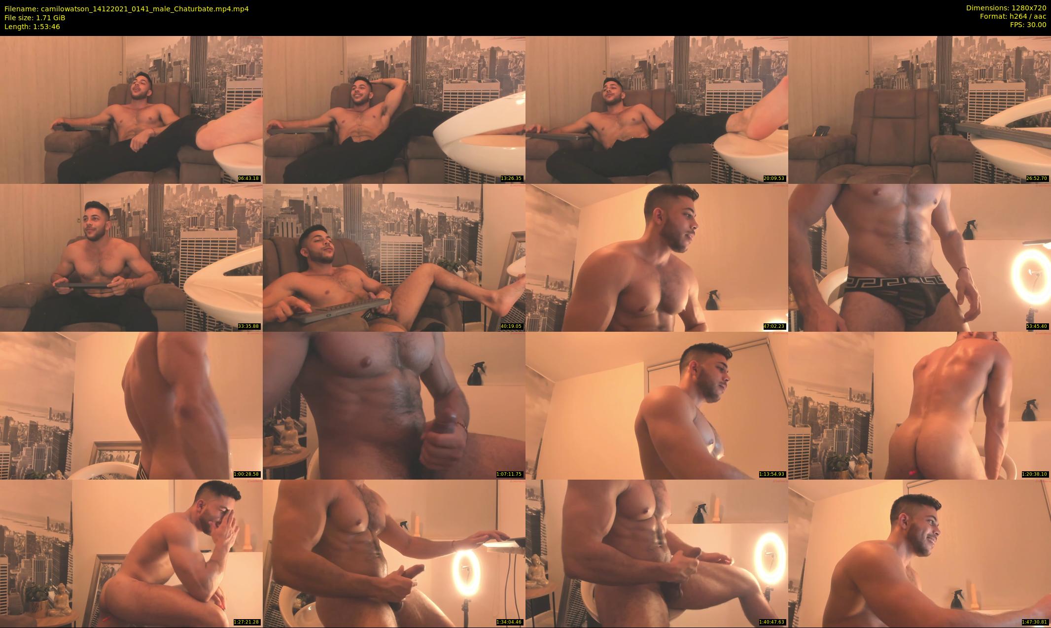 camilowatson — 114 minute Chaturbate male cam show recording, 720p, Dec 14, 2021