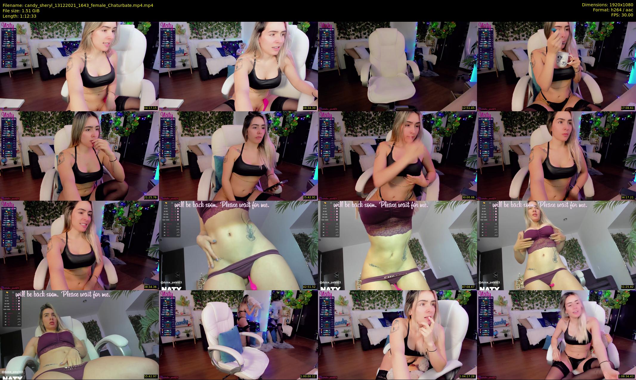 candy_sheryl — 73 minute Chaturbate female cam show recording, 1080p, Dec 13, 2021