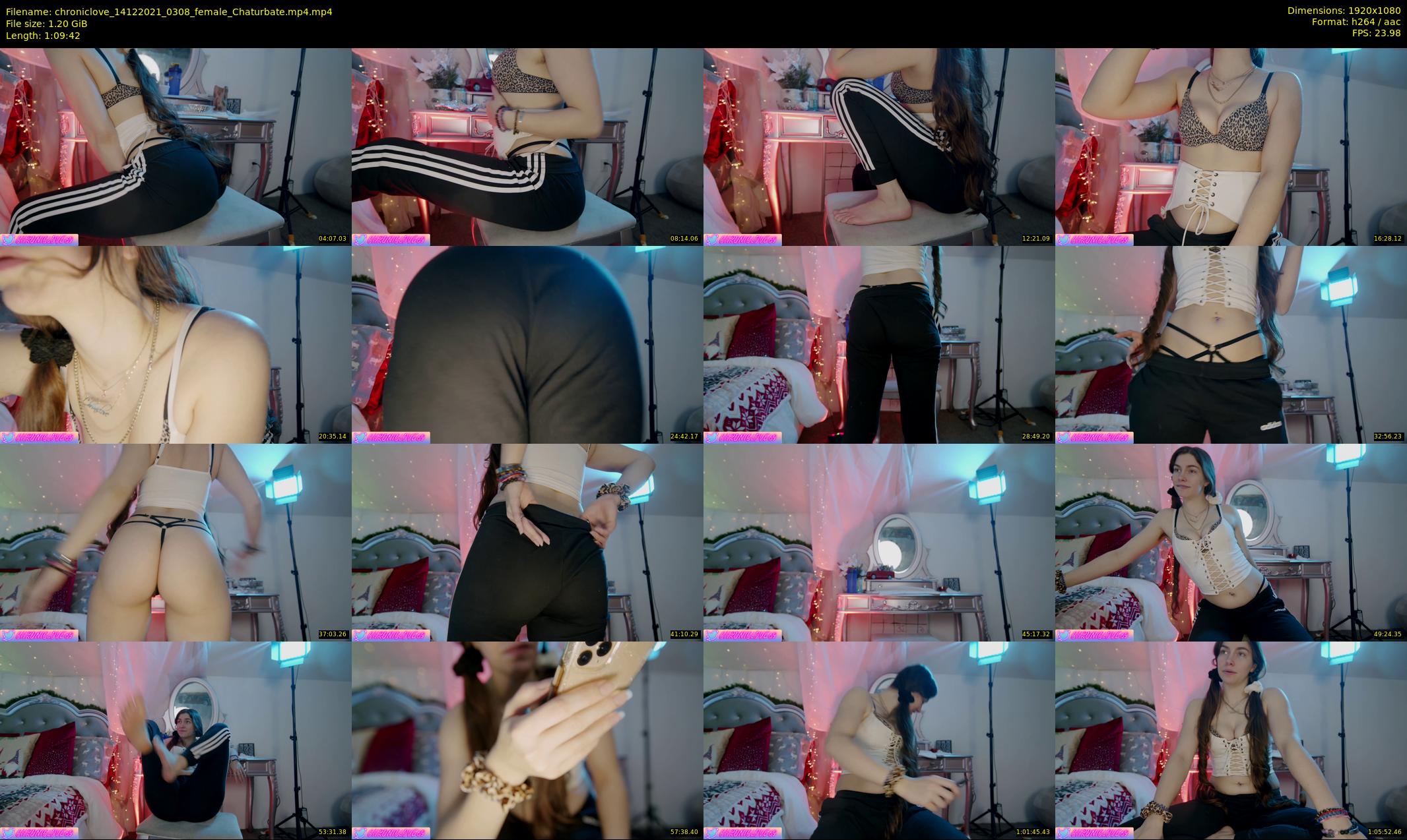 chroniclove — 70 minute Chaturbate female cam show recording, 1080p, Dec 14, 2021