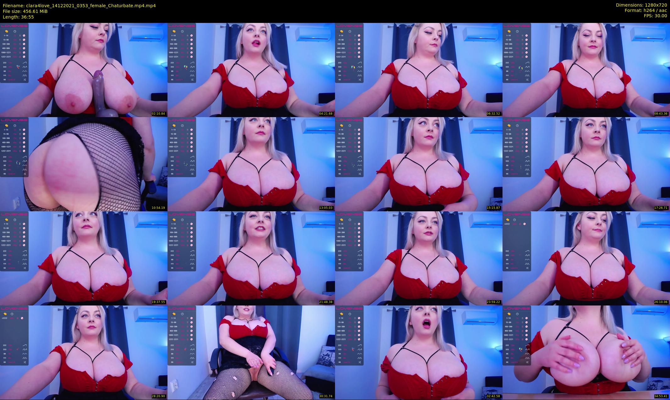 clara4love — 37 minute Chaturbate female cam show recording, 720p, Dec 14, 2021
