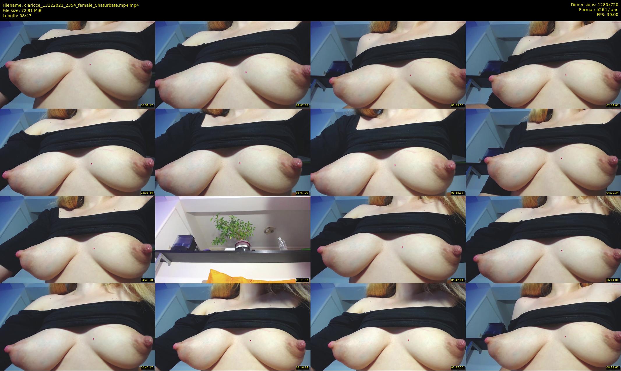 claricce — 9 minute Chaturbate female cam show recording, 720p, Dec 13, 2021