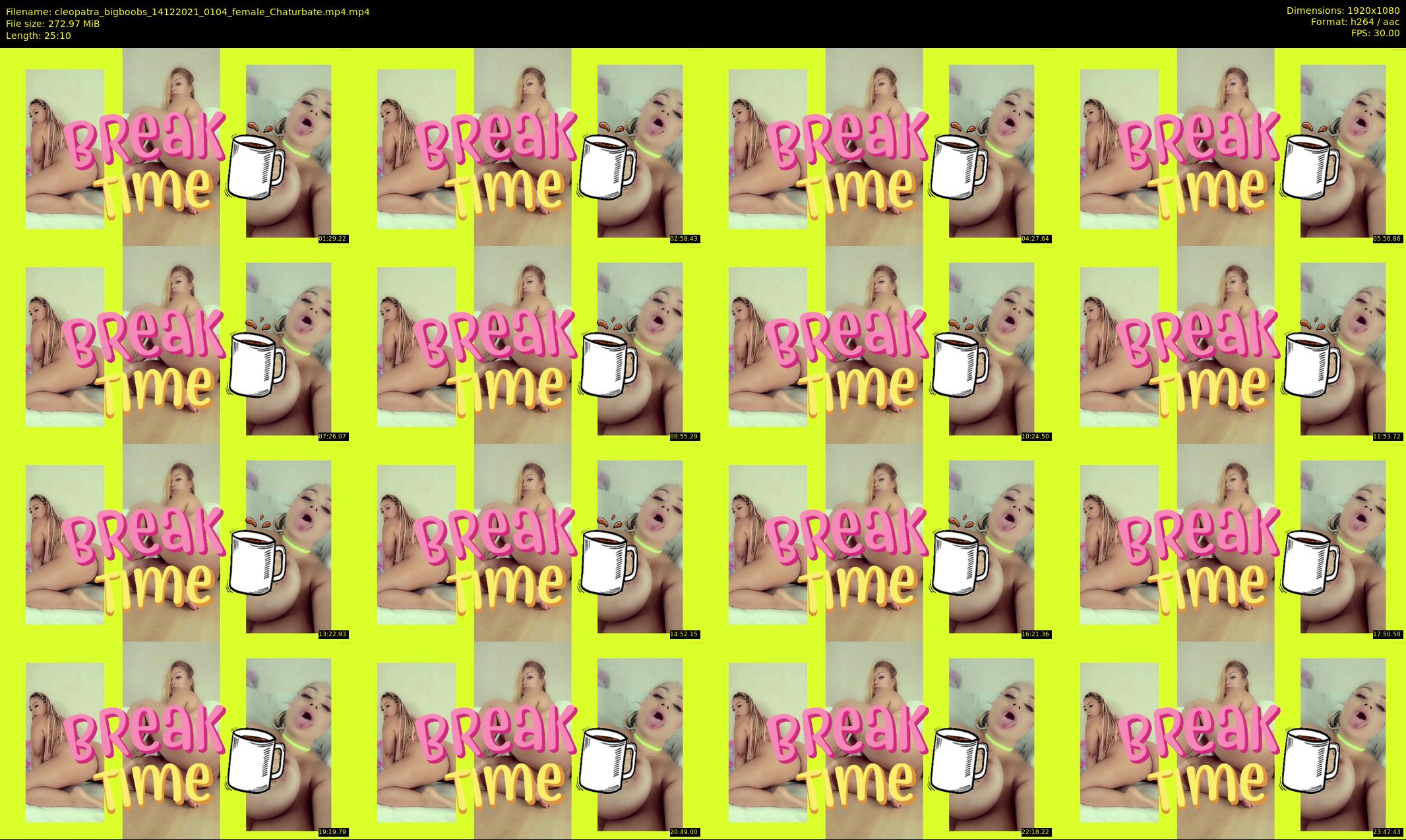 cleopatra_bigboobs — 26 minute Chaturbate female cam show recording, 1080p, Dec 14, 2021