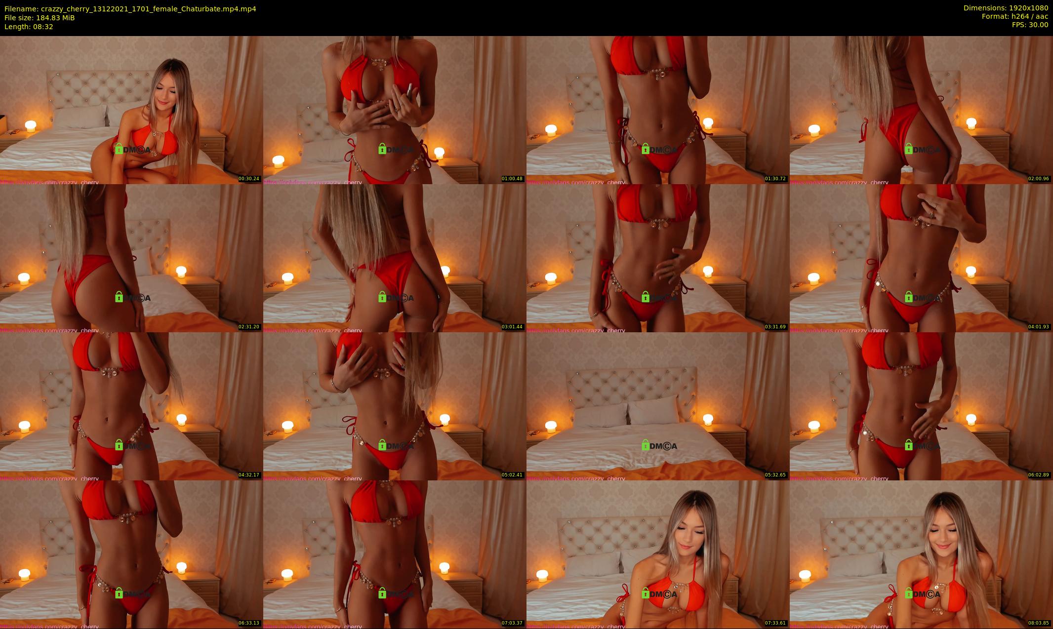 crazzy_cherry — 9 minute Chaturbate female cam show recording, 1080p, Dec 13, 2021
