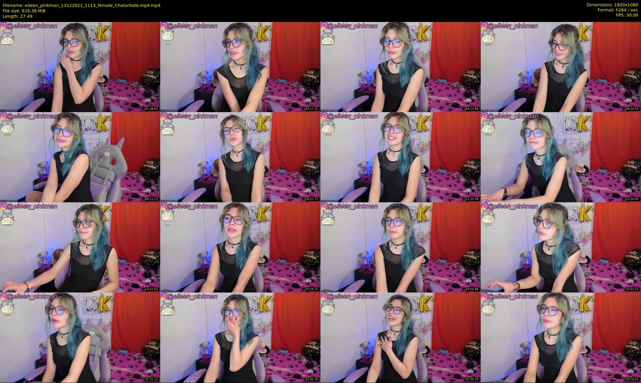 eileen_pinkman — 28 minute Chaturbate female cam show recording, 1080p, Dec 13, 2021