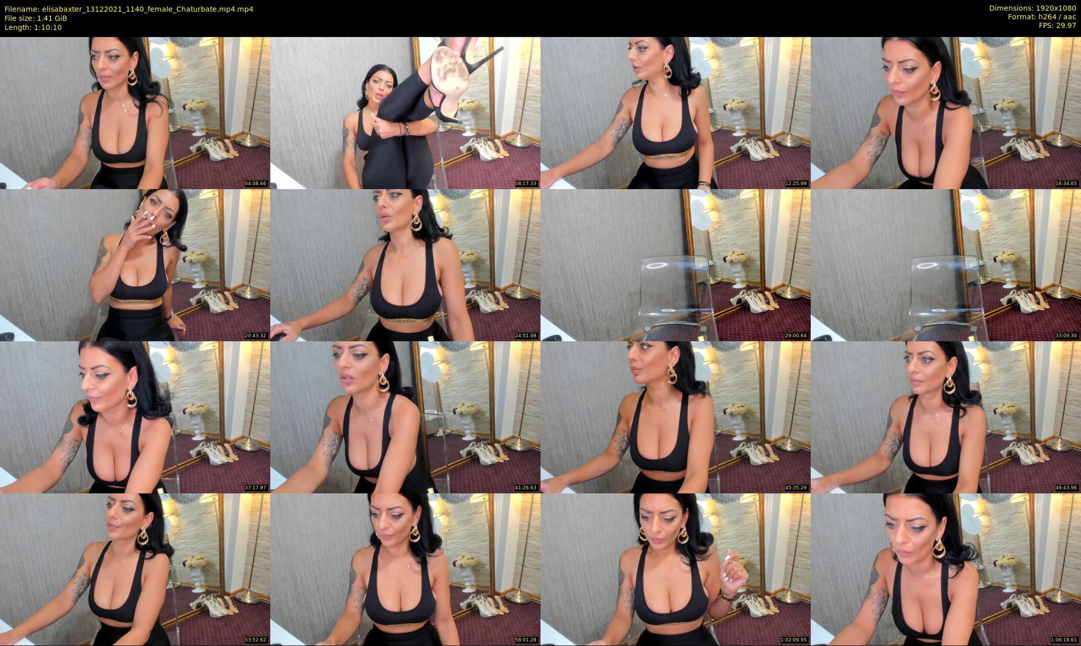 elisabaxter — 71 minute Chaturbate female cam show recording, 1080p, Dec 13, 2021