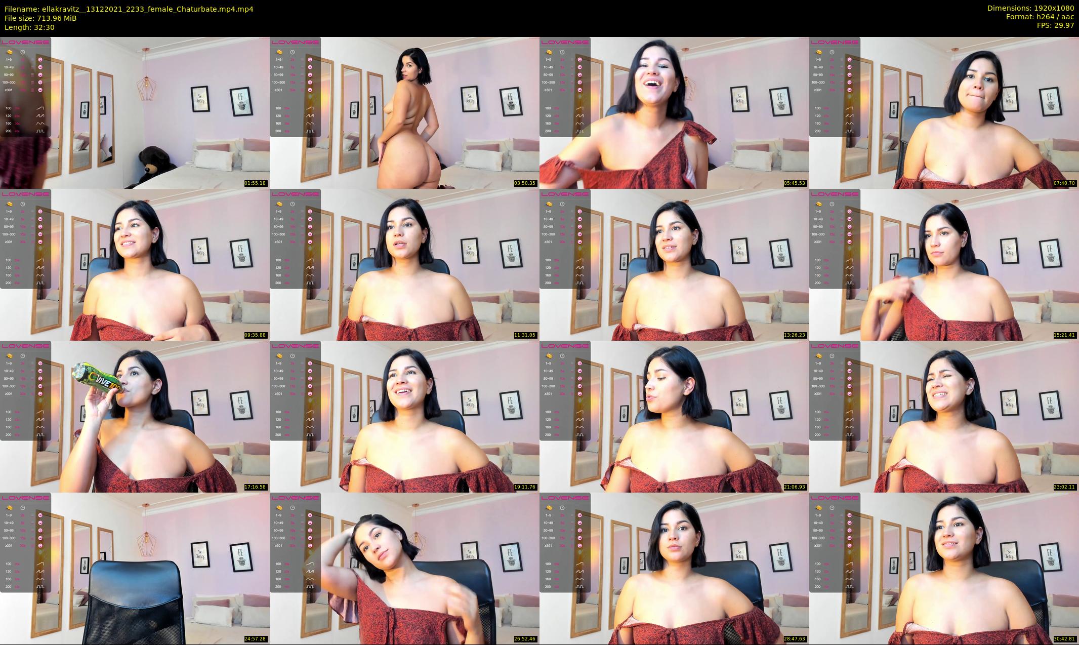 ellakravitz_ — 33 minute Chaturbate female cam show recording, 1080p, Dec 13, 2021
