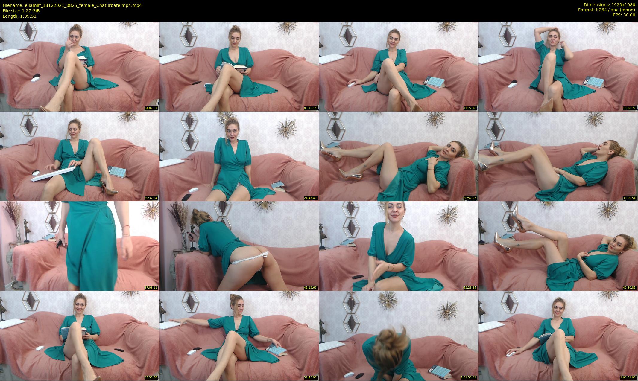 ellamilf — 70 minute Chaturbate female cam show recording, 1080p, Dec 13, 2021