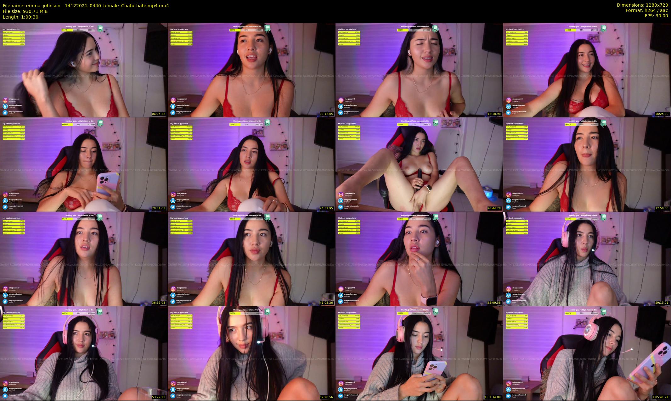 emma_johnson_ — 70 minute Chaturbate female cam show recording, 720p, Dec 14, 2021