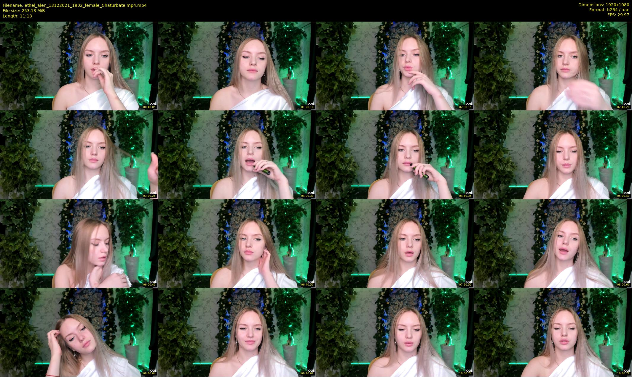 ethel_alen — 12 minute Chaturbate female cam show recording, 1080p, Dec 13, 2021