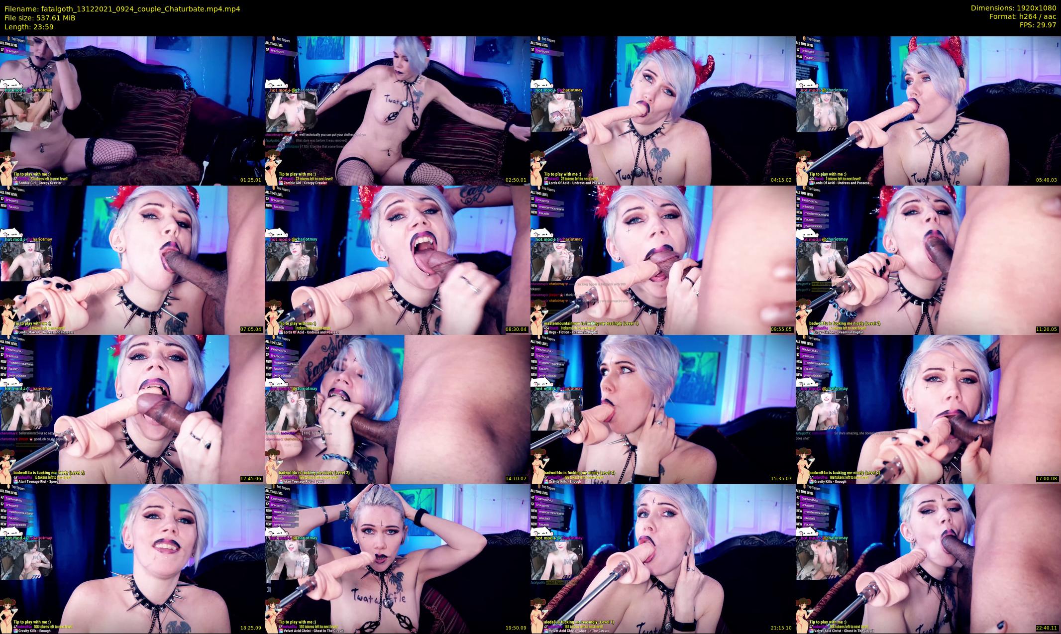 fatalgoth — 24 minute Chaturbate couple cam show recording, 1080p, Dec 13, 2021