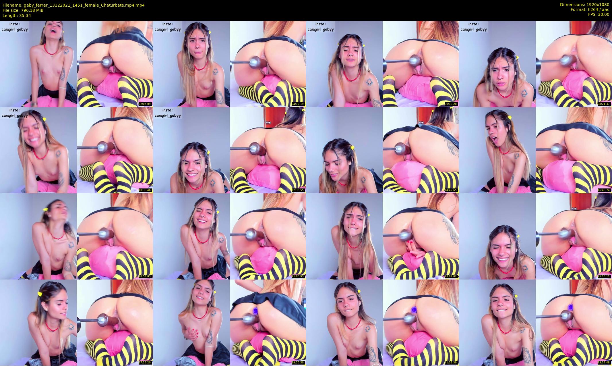 gaby_ferrer — 36 minute Chaturbate female cam show recording, 1080p, Dec 13, 2021