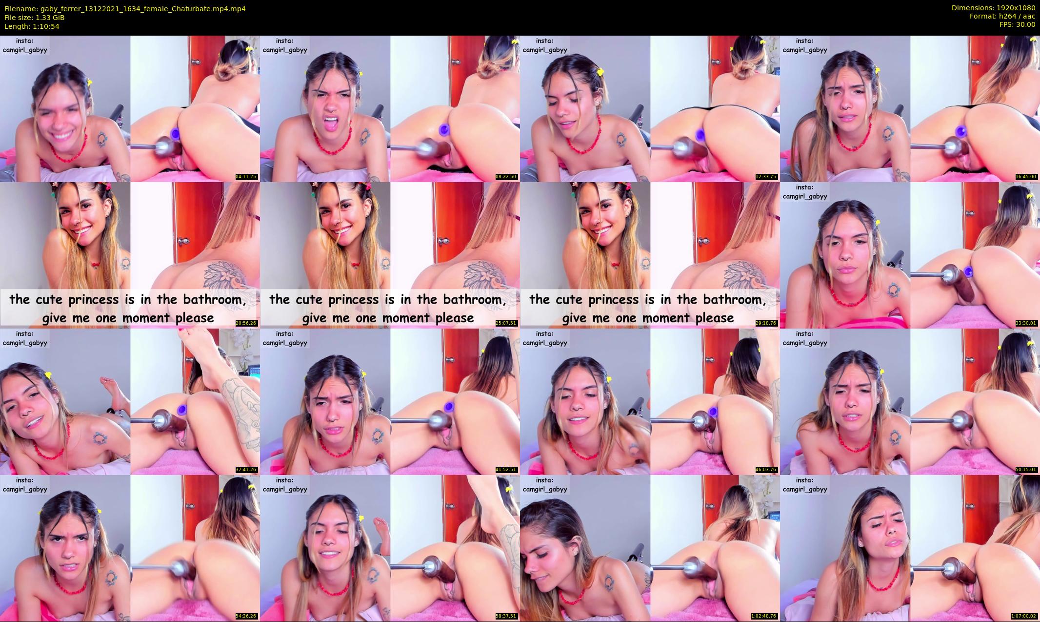gaby_ferrer — 71 minute Chaturbate female cam show recording, 1080p, Dec 13, 2021