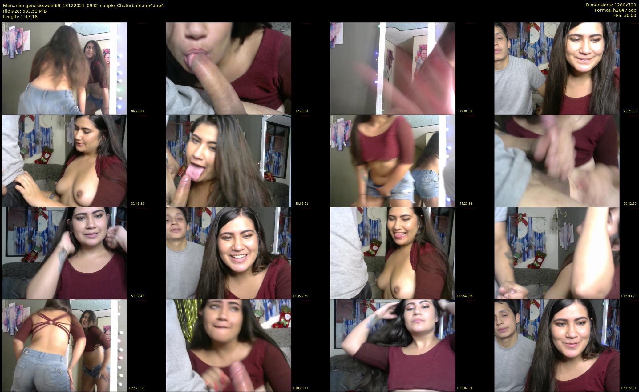 genesissweet69 — 108 minute Chaturbate couple cam show recording, 720p, Dec 13, 2021