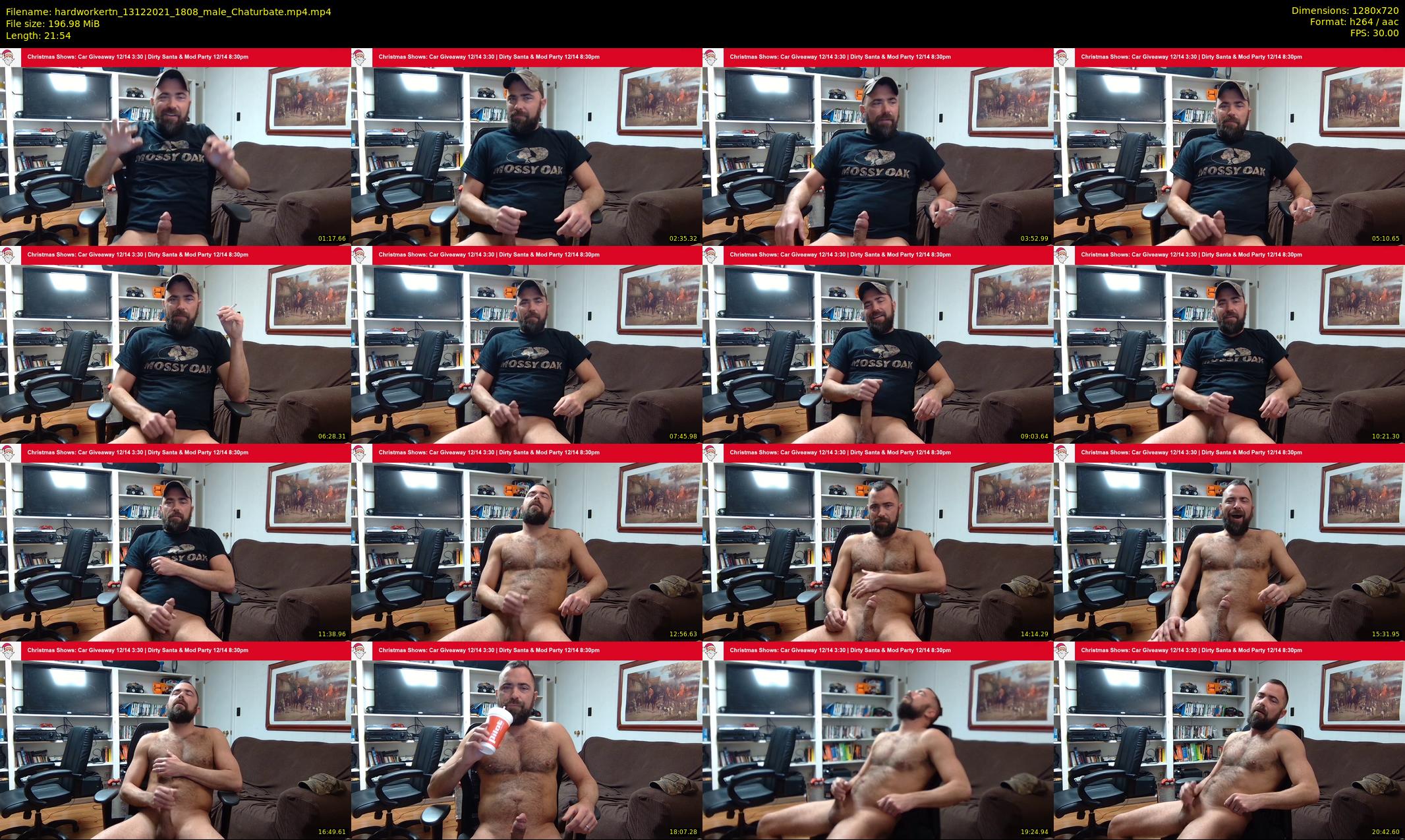 hardworkertn — 22 minute Chaturbate male cam show recording, 720p, Dec 13, 2021
