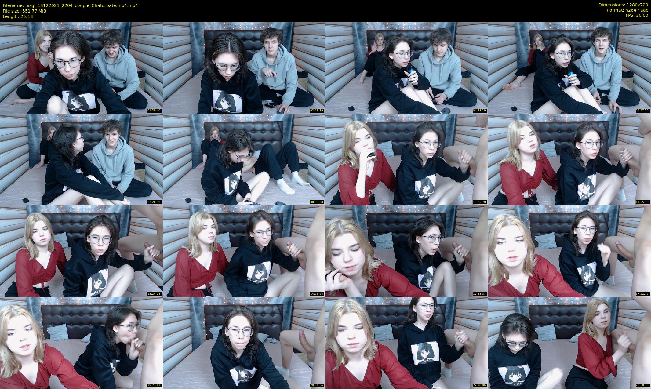 hizgi — 26 minute Chaturbate couple cam show recording, 720p, Dec 13, 2021