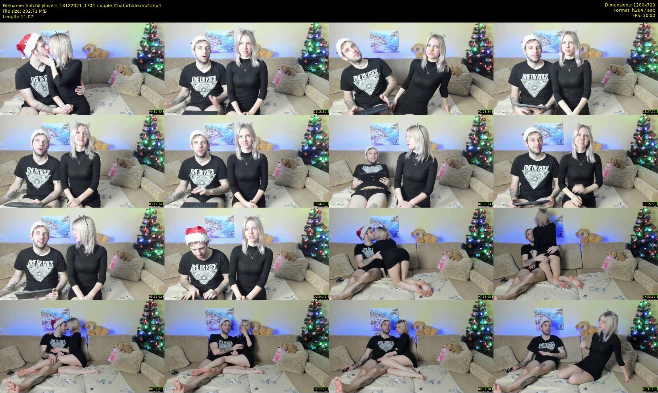 hotchillylovers — 12 minute Chaturbate couple cam show recording, 720p, Dec 13, 2021