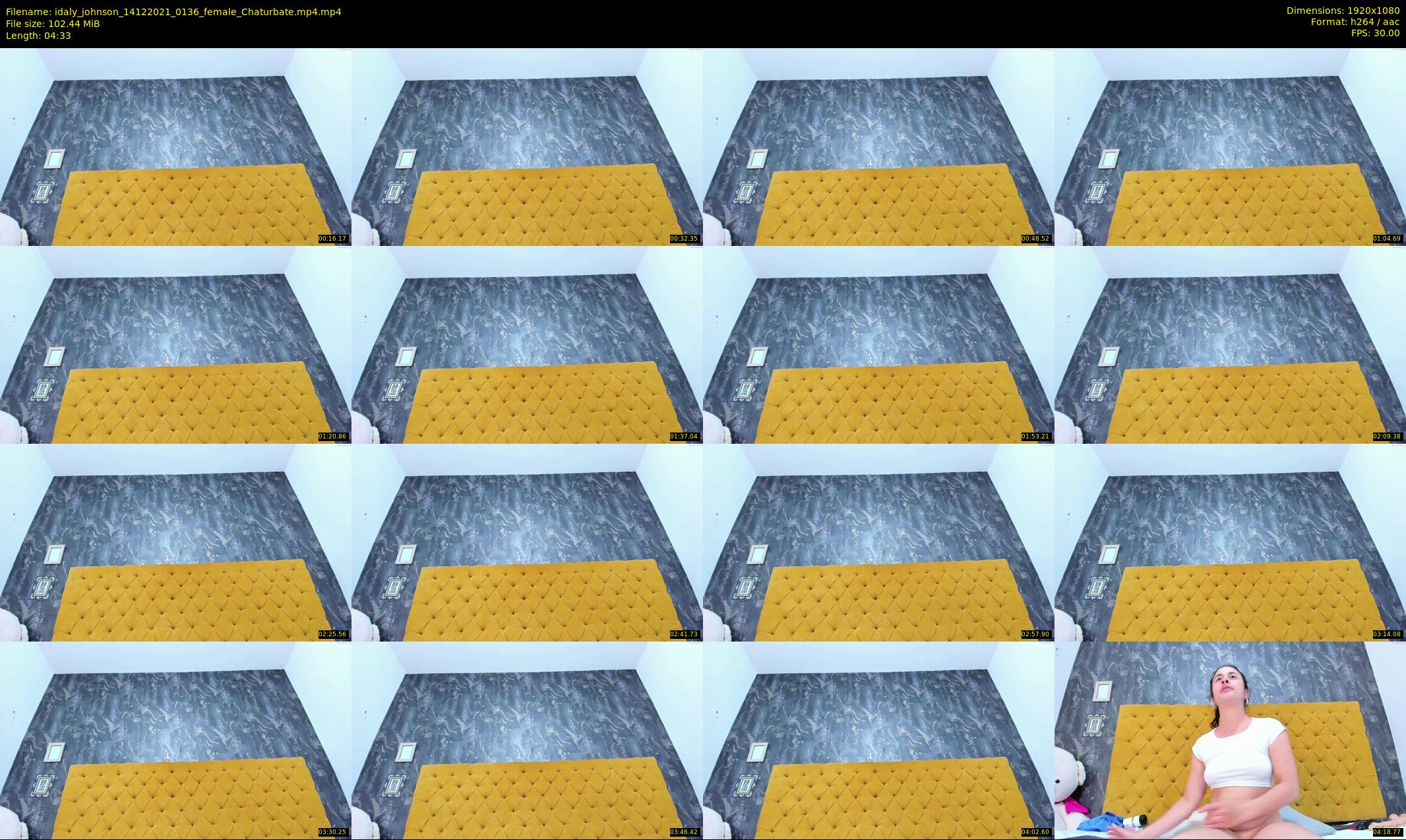 idaly_johnson — 5 minute Chaturbate female cam show recording, 1080p, Dec 14, 2021