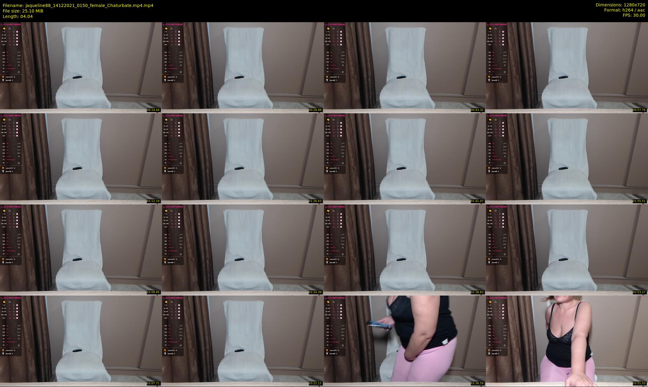 jaqueline88 — 5 minute Chaturbate female cam show recording, 720p, Dec 14, 2021