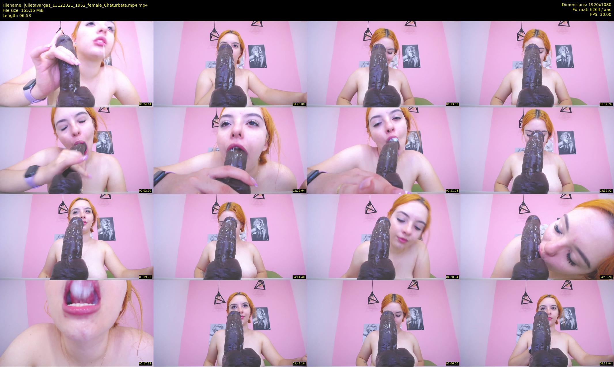 julietavargas — 7 minute Chaturbate female cam show recording, 1080p, Dec 13, 2021