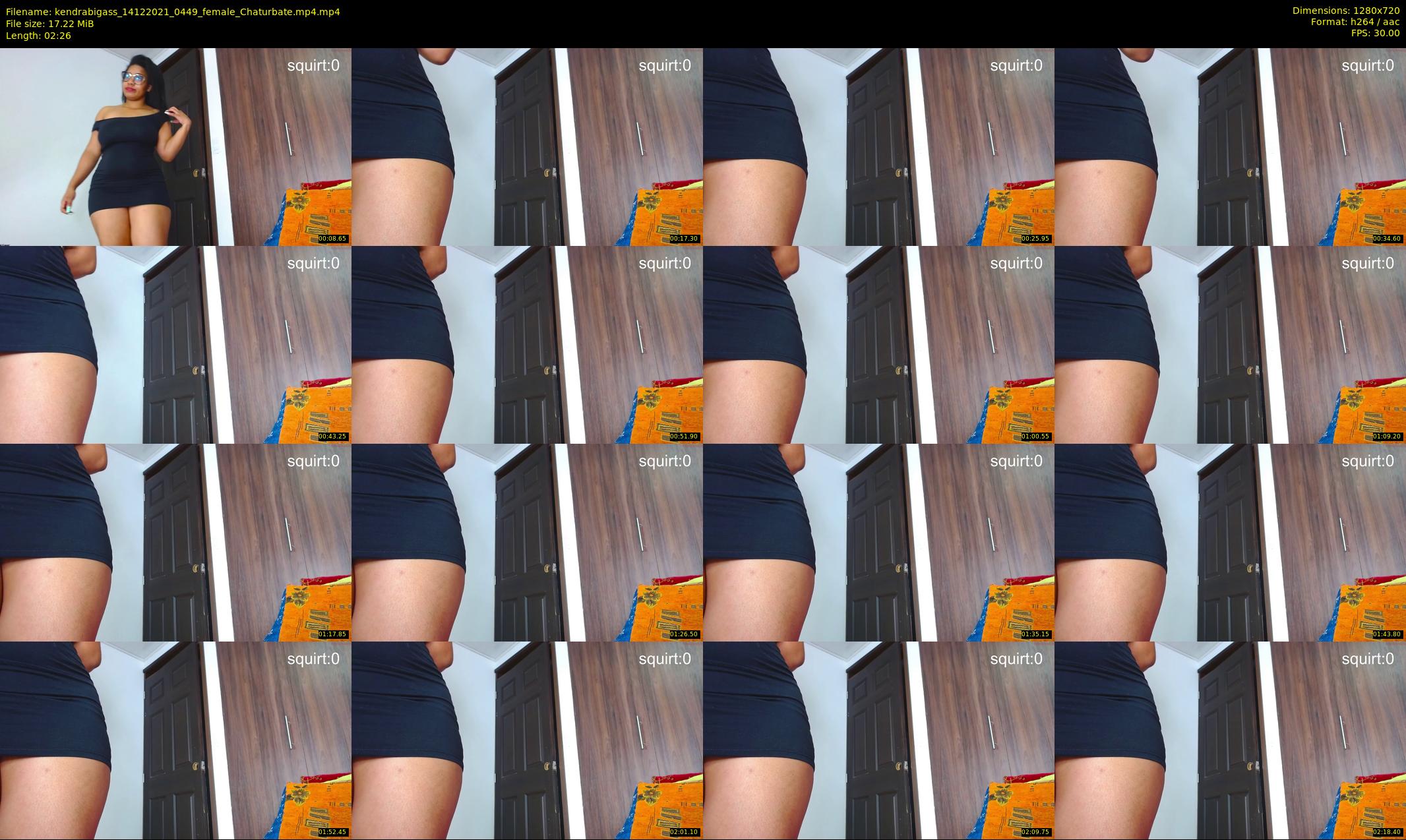 kendrabigass — 3 minute Chaturbate female cam show recording, 720p, Dec 14, 2021