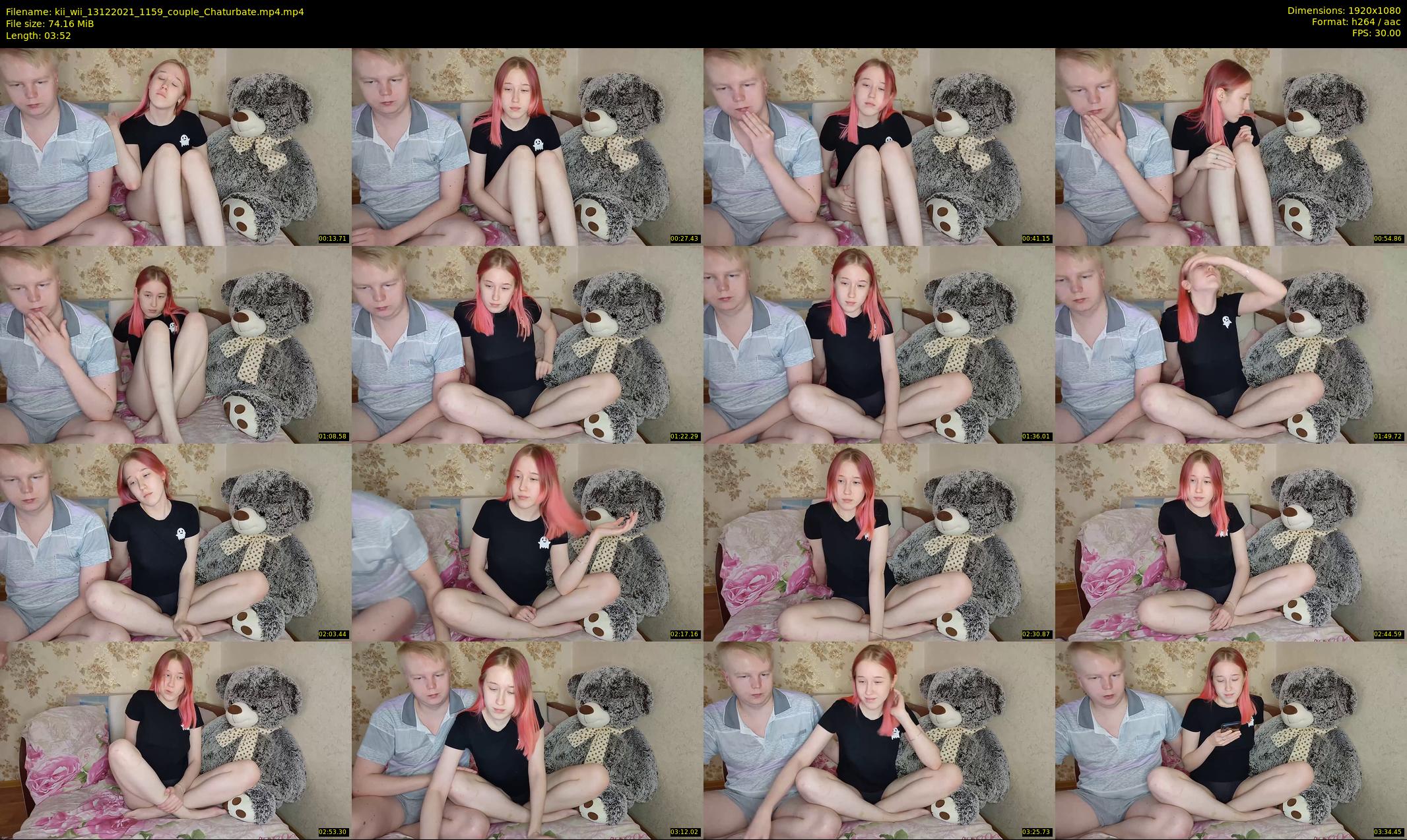 kii_wii — 4 minute Chaturbate couple cam show recording, 1080p, Dec 13, 2021