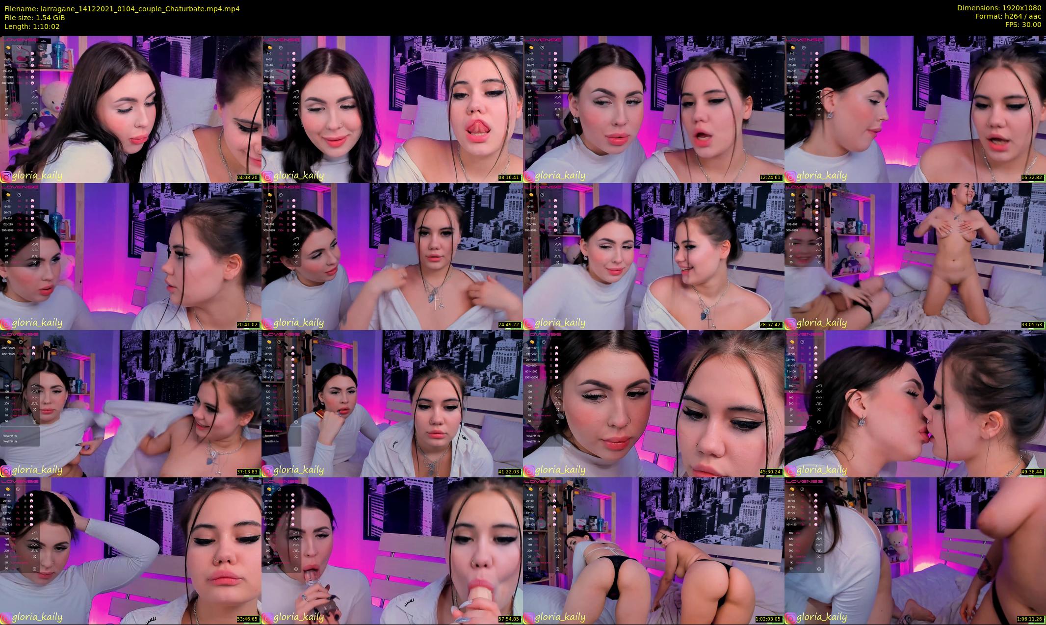 larragane — 71 minute Chaturbate couple cam show recording, 1080p, Dec 14, 2021