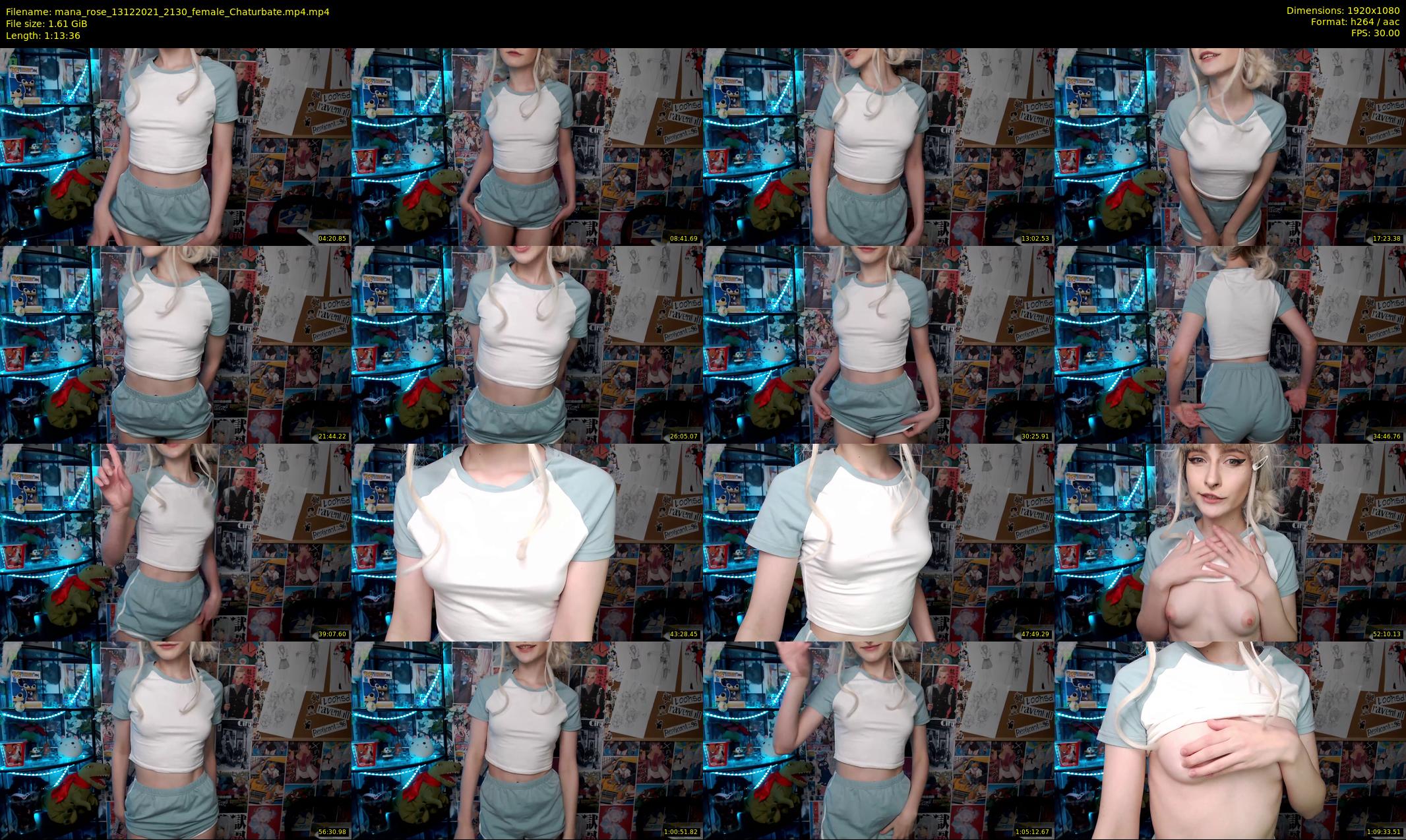 mana_rose — 74 minute Chaturbate female cam show recording, 1080p, Dec 13, 2021