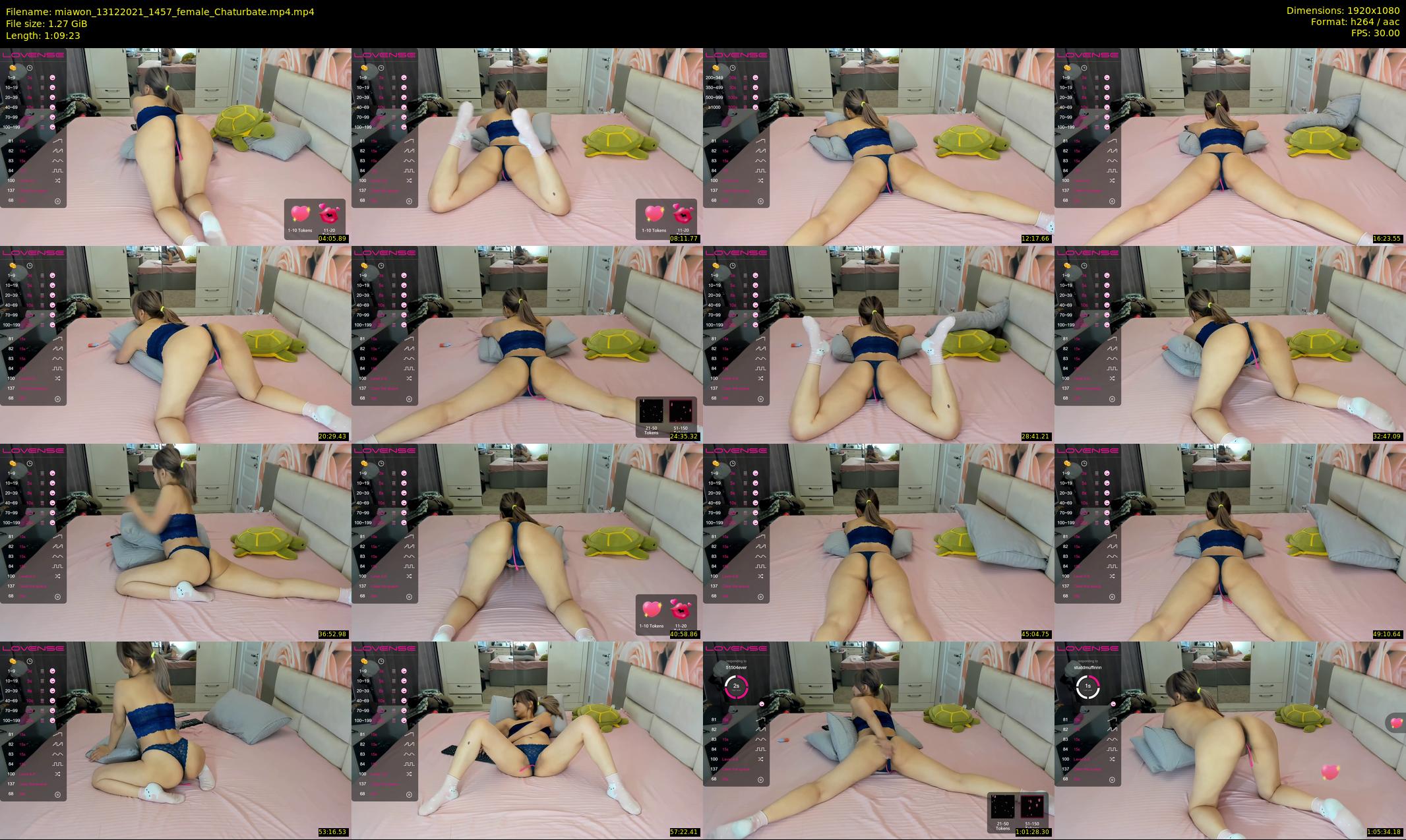 miawon — 70 minute Chaturbate female cam show recording, 1080p, Dec 13, 2021
