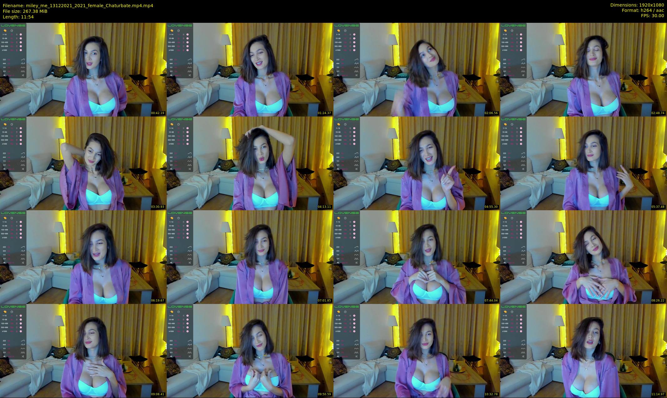 miley_me — 12 minute Chaturbate female cam show recording, 1080p, Dec 13, 2021
