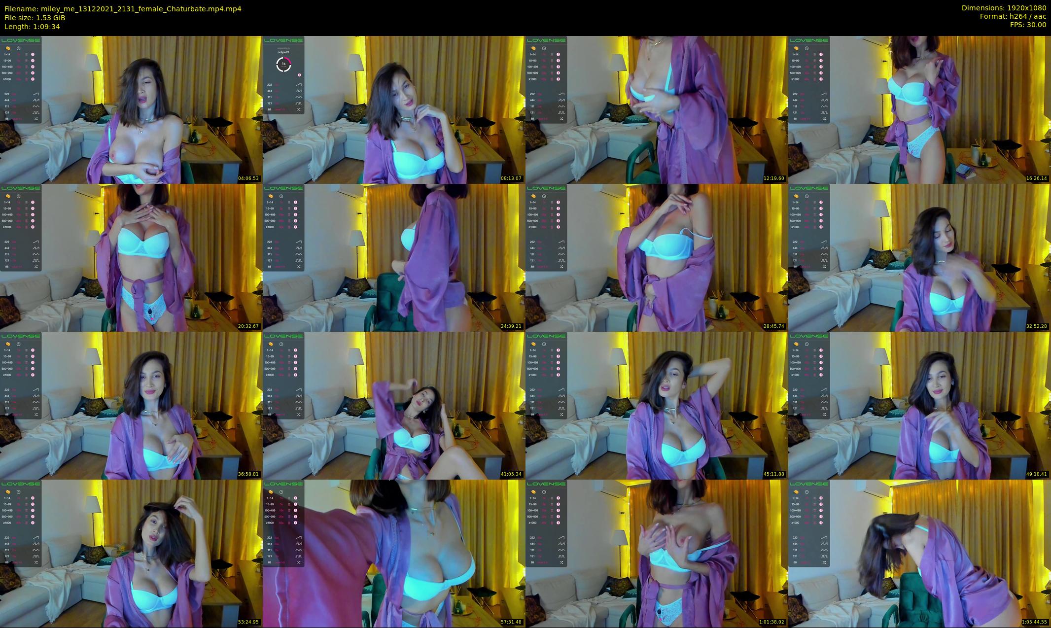 miley_me — 70 minute Chaturbate female cam show recording, 1080p, Dec 13, 2021