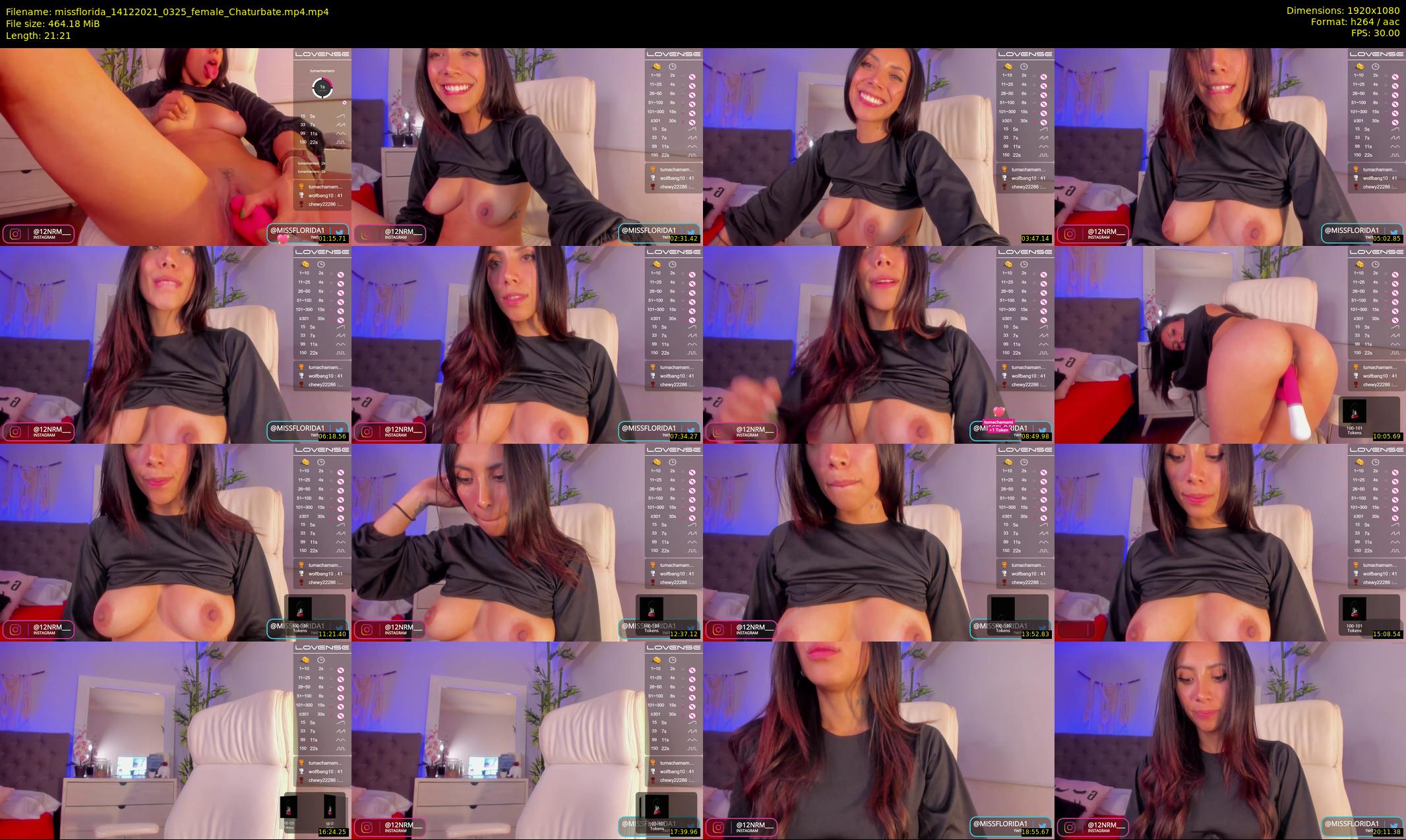 missflorida — 22 minute Chaturbate female cam show recording, 1080p, Dec 14, 2021