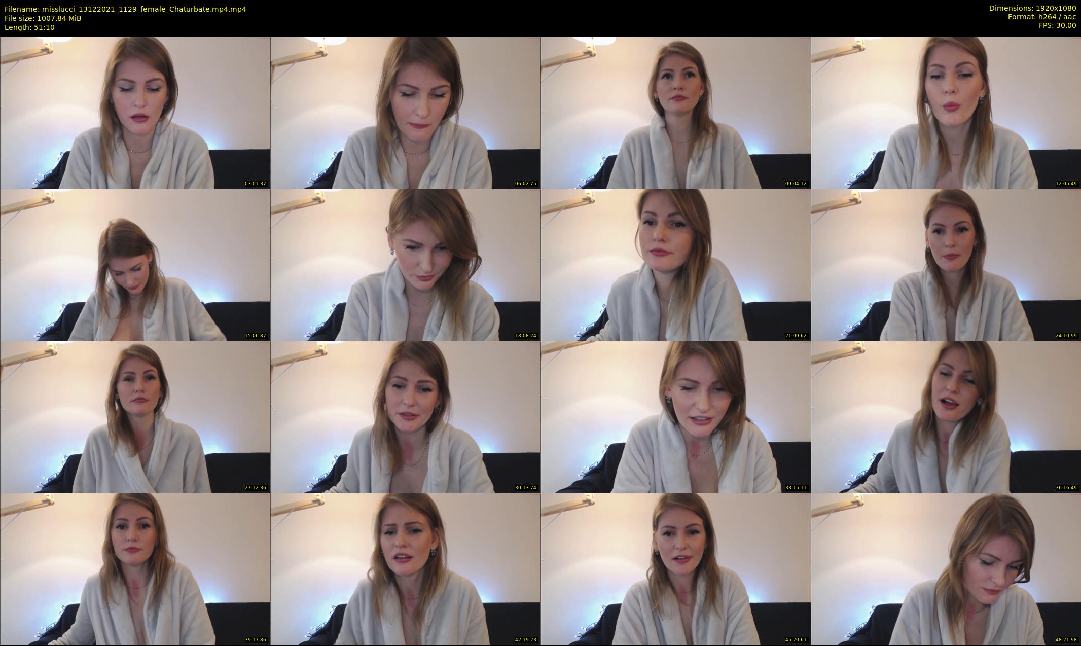misslucci — 52 minute Chaturbate female cam show recording, 1080p, Dec 13, 2021