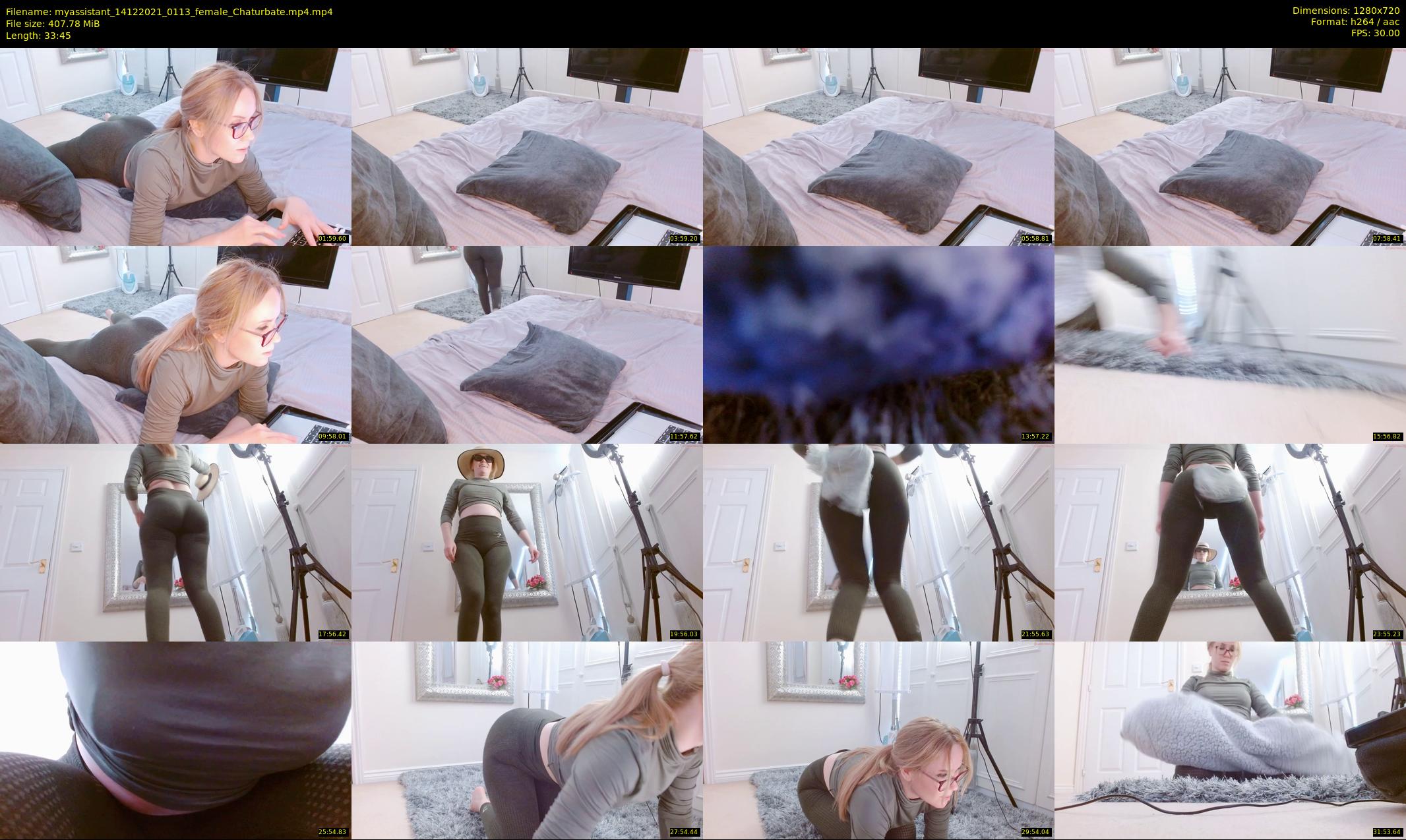 myassistant — 34 minute Chaturbate female cam show recording, 720p, Dec 14, 2021