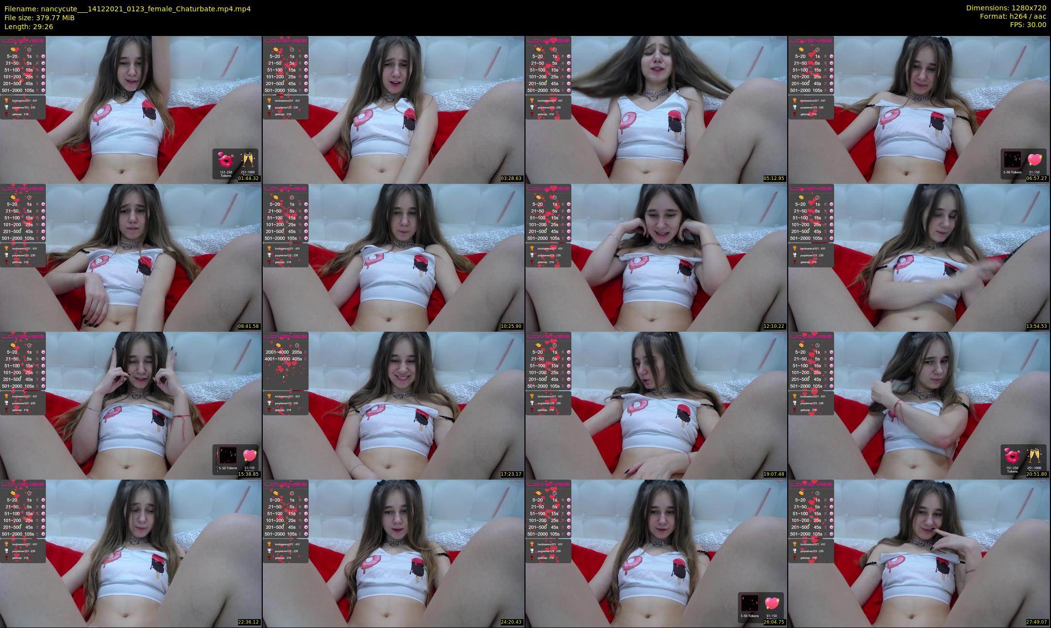 nancycute__ — 30 minute Chaturbate female cam show recording, 720p, Dec 14, 2021