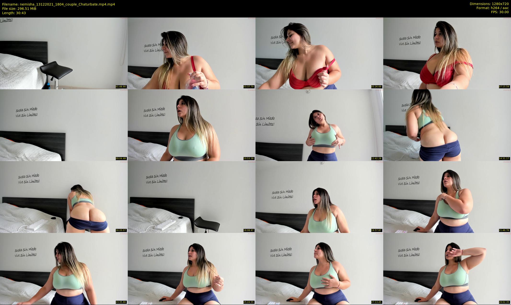 nemisha — 31 minute Chaturbate female cam show recording, 720p, Dec 13, 2021